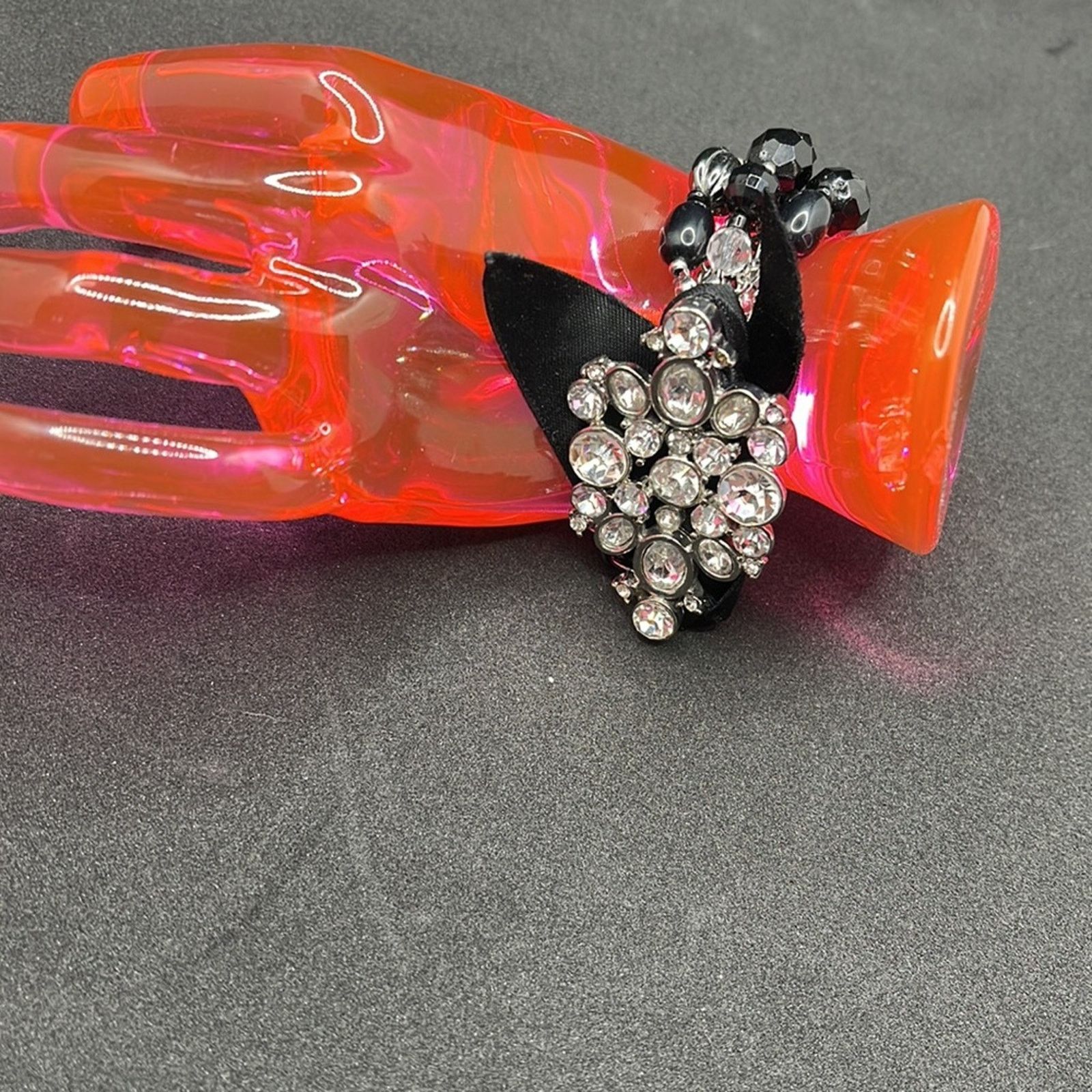 Express Express Ribbon rhinestone and beads bracelet Size ONE SIZE - 5 Thumbnail