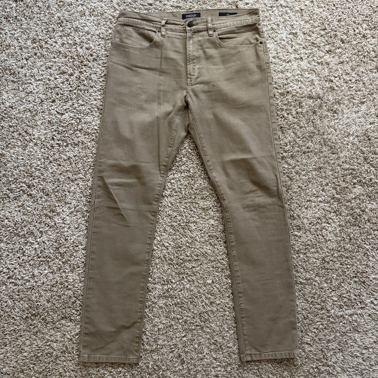 Huckberry Proof Rover Pants Men’s Size 32x32 Brown Slim Huckberry Size US 32 / EU 48 - 1 Thumbnail