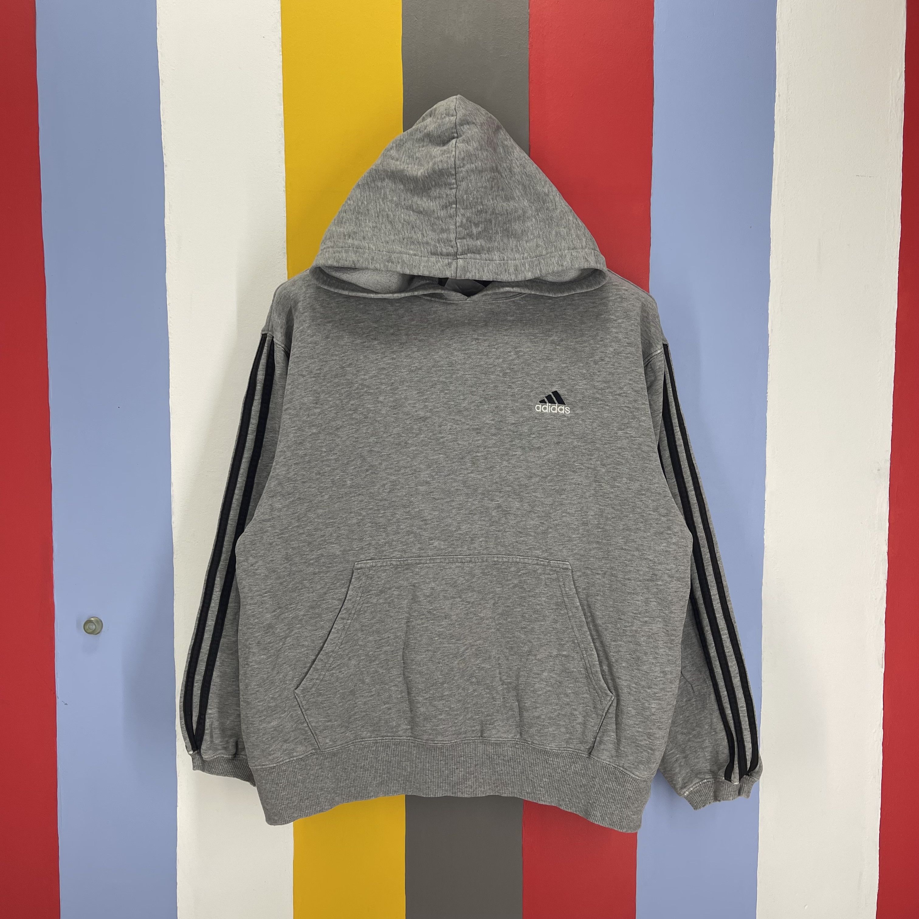 Adidas 90s Vintage ADIDAS TRIFOIL Hoodie Pullover #2515/L Size US S / EU 44-46 / 1 - 1 Thumbnail