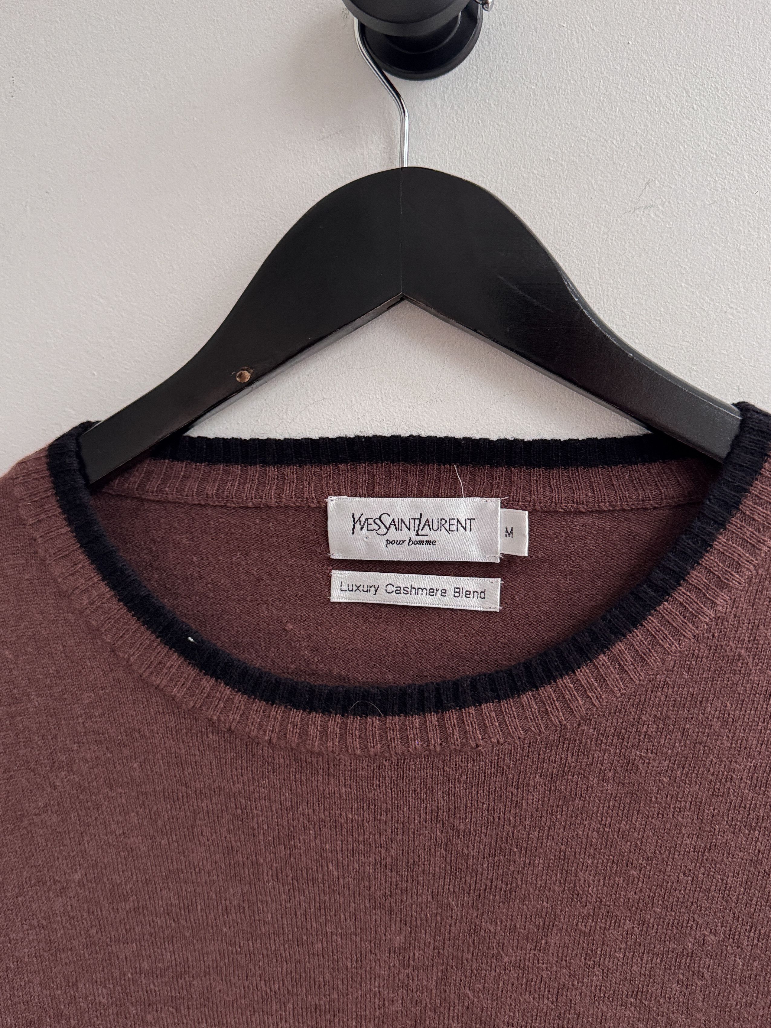 Yves Saint Laurent Yves Saint Laurent YSL Cashmere Sweater Jumper Size US L / EU 52-54 / 3 - 6 Thumbnail