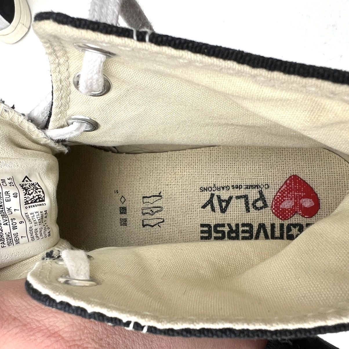 Comme des Garcons PLAY × Converse Converse Comme des Garcons Play shoes Size US 7 / EU 40 - 13 Thumbnail