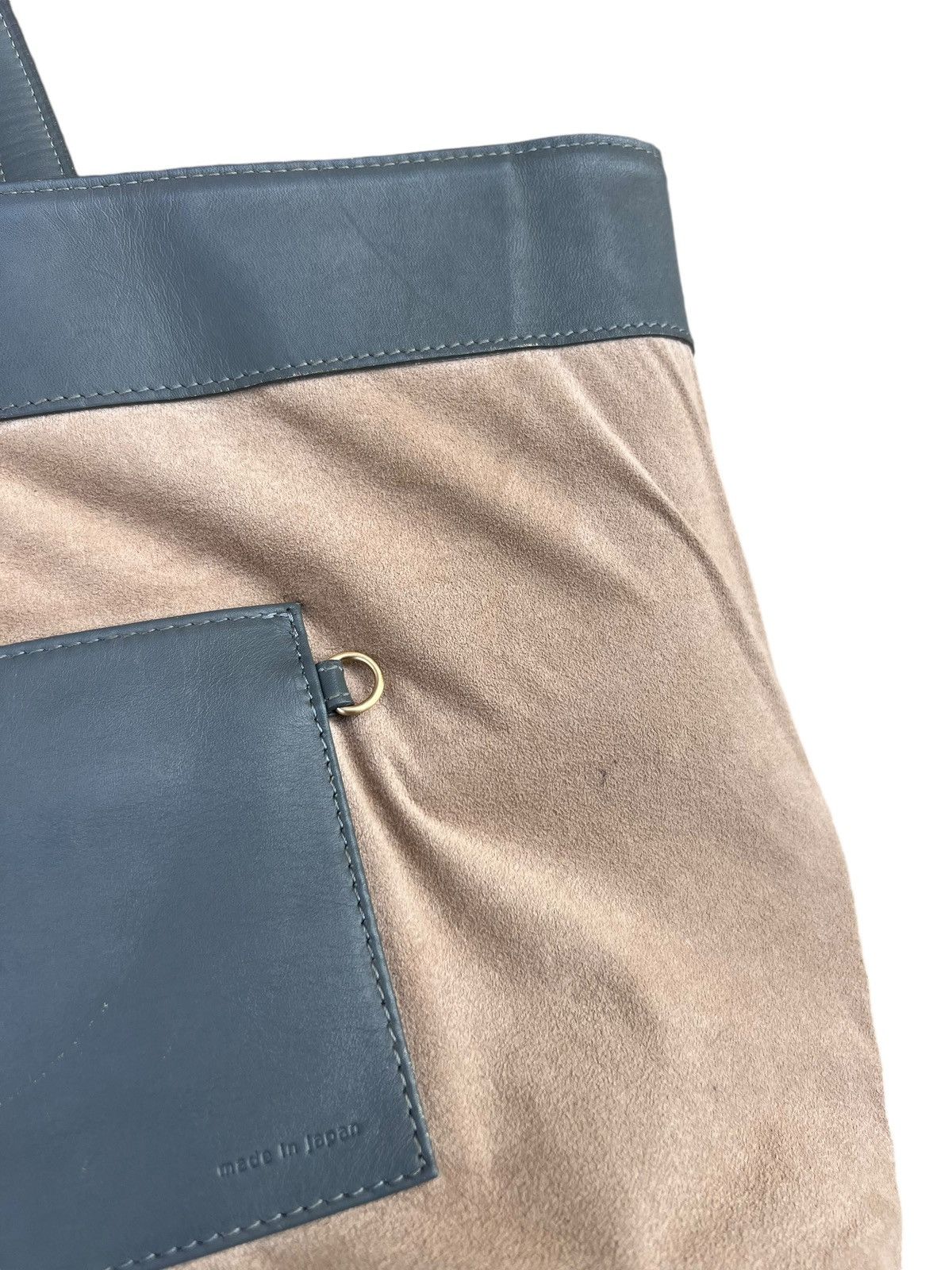 Japanese Brand × Leather THE PITH Japan Distress Muddy Patina Leather Tote Bag Size ONE SIZE - 21 Thumbnail