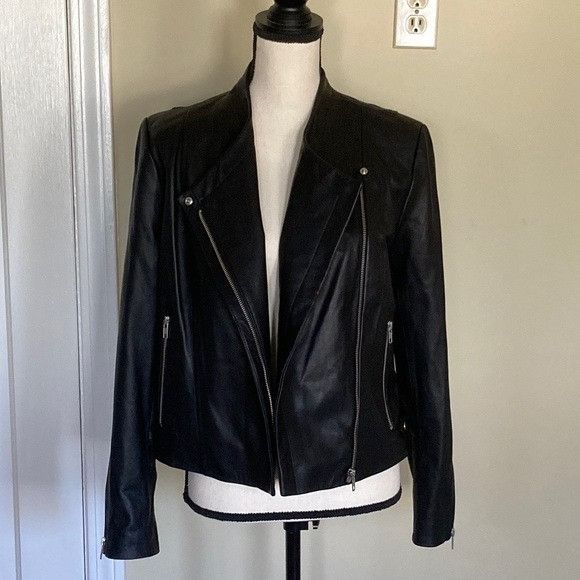 Theory Theory Phelan R Leather Jacket Size M / US 6-8 / IT 42-44 - 4 Thumbnail