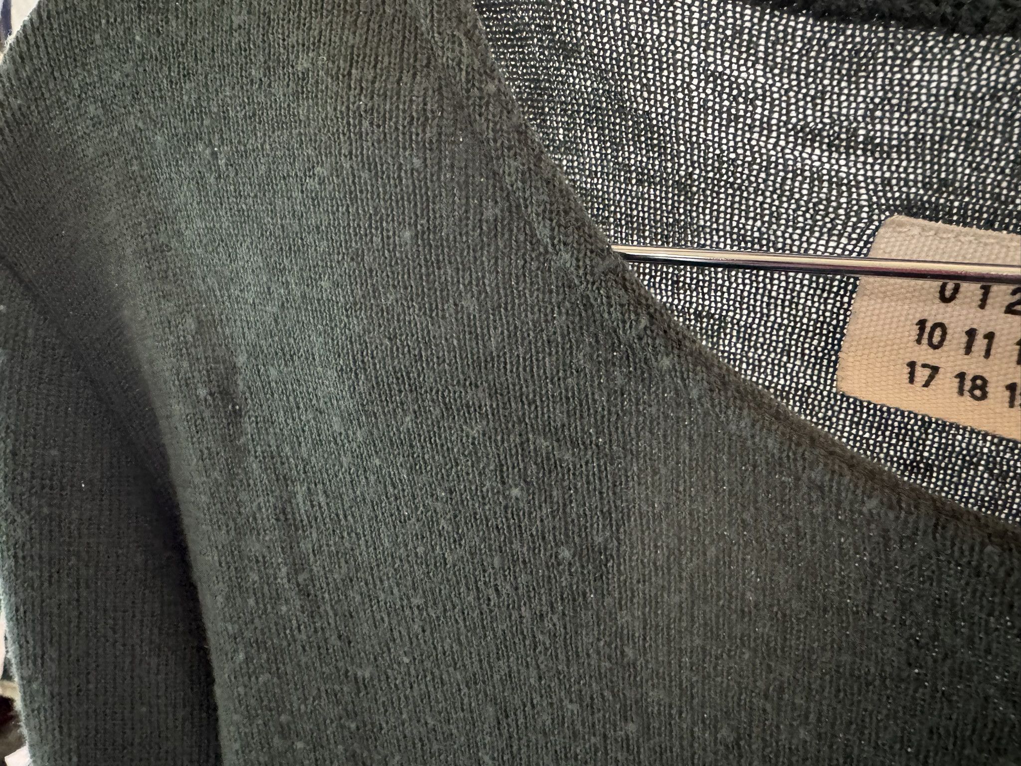 Maison Margiela Vintage Martin Margiela Forest Green Merino/Acrylic Cardigan Size L / US 10 / IT 46 - 8 Thumbnail