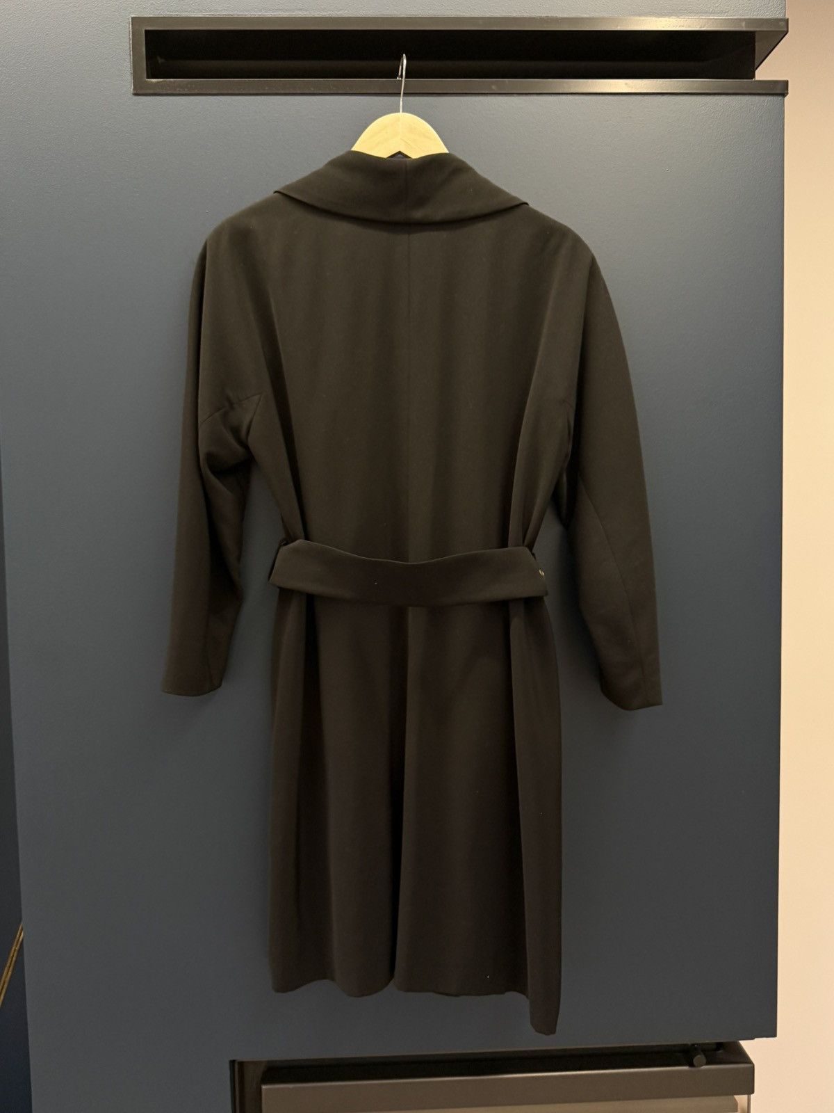 Jil Sander Archive 80-90s Jil Sander + West Germany Black Dress Coat Size M / US 6-8 / IT 42-44 - 5 Thumbnail