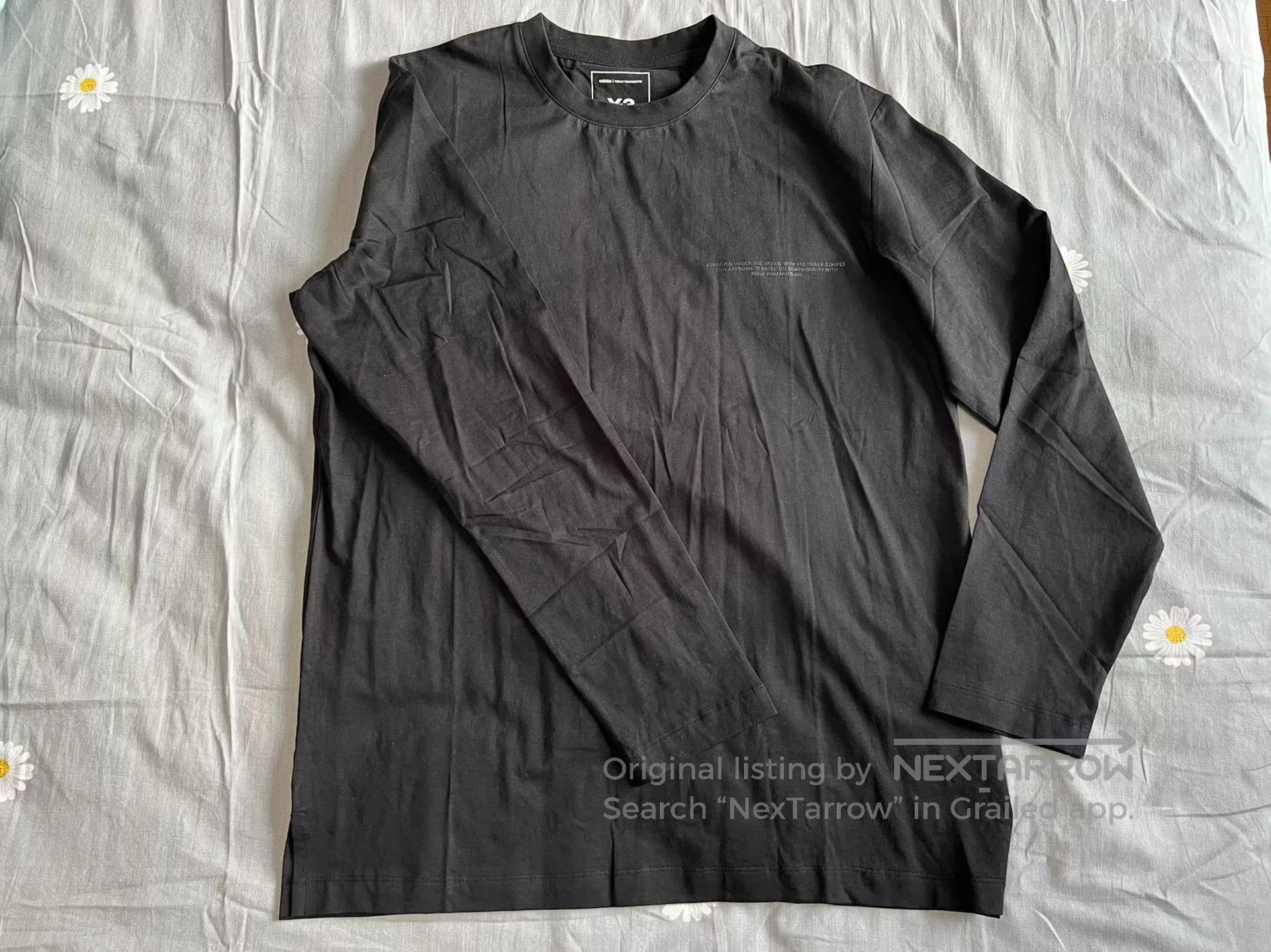 Y-3 Y-3 Men's Long Sleeve T-Shirt. Size US S / EU 44-46 / 1 - 1 Thumbnail