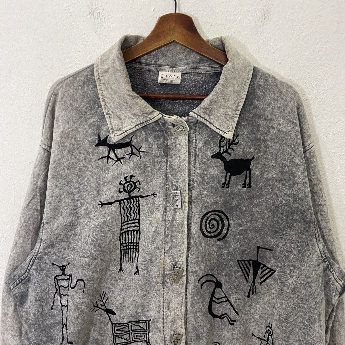 Japanese Brand Vintage Bfofo Clothing Button Ups Jacket Size US XL / EU 56 / 4 - 4 Thumbnail