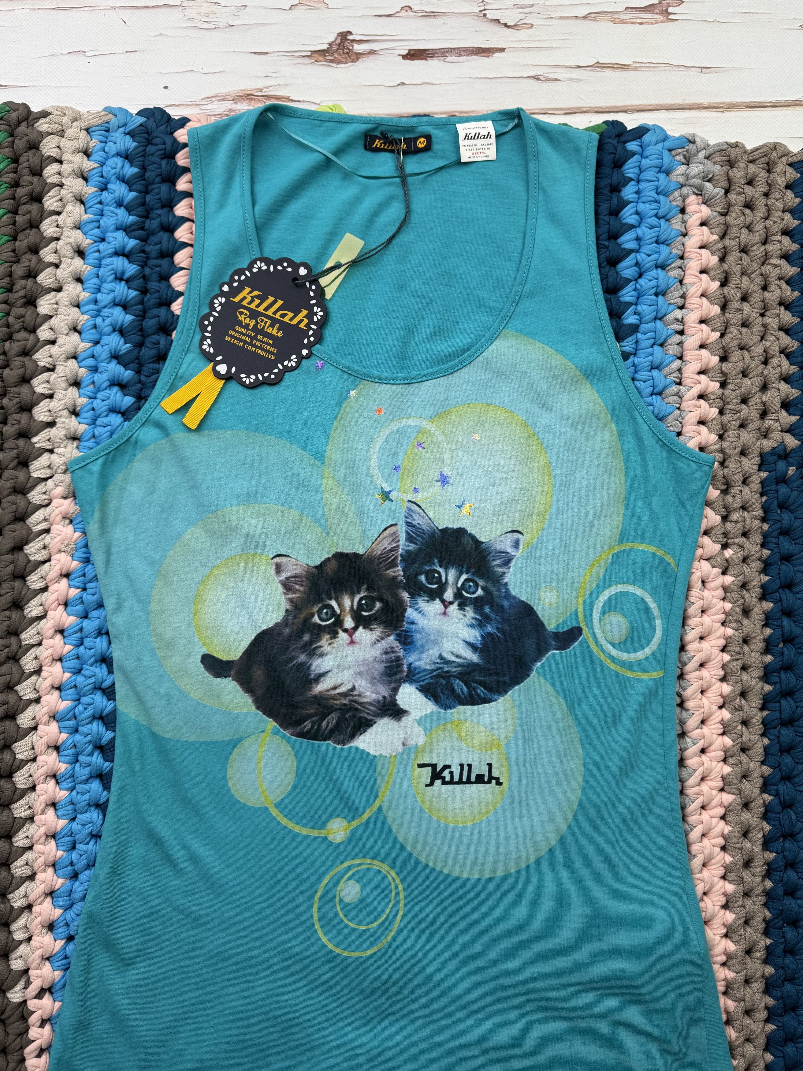 Miss Sixty Killah Vintage Tank Top (V60)(D10) Size M / US 6-8 / IT 42-44 - 2 Thumbnail