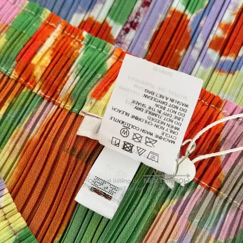 Issey Miyake Issey Miyake size:5 Color Block Skirt Size 22" - 4 Thumbnail