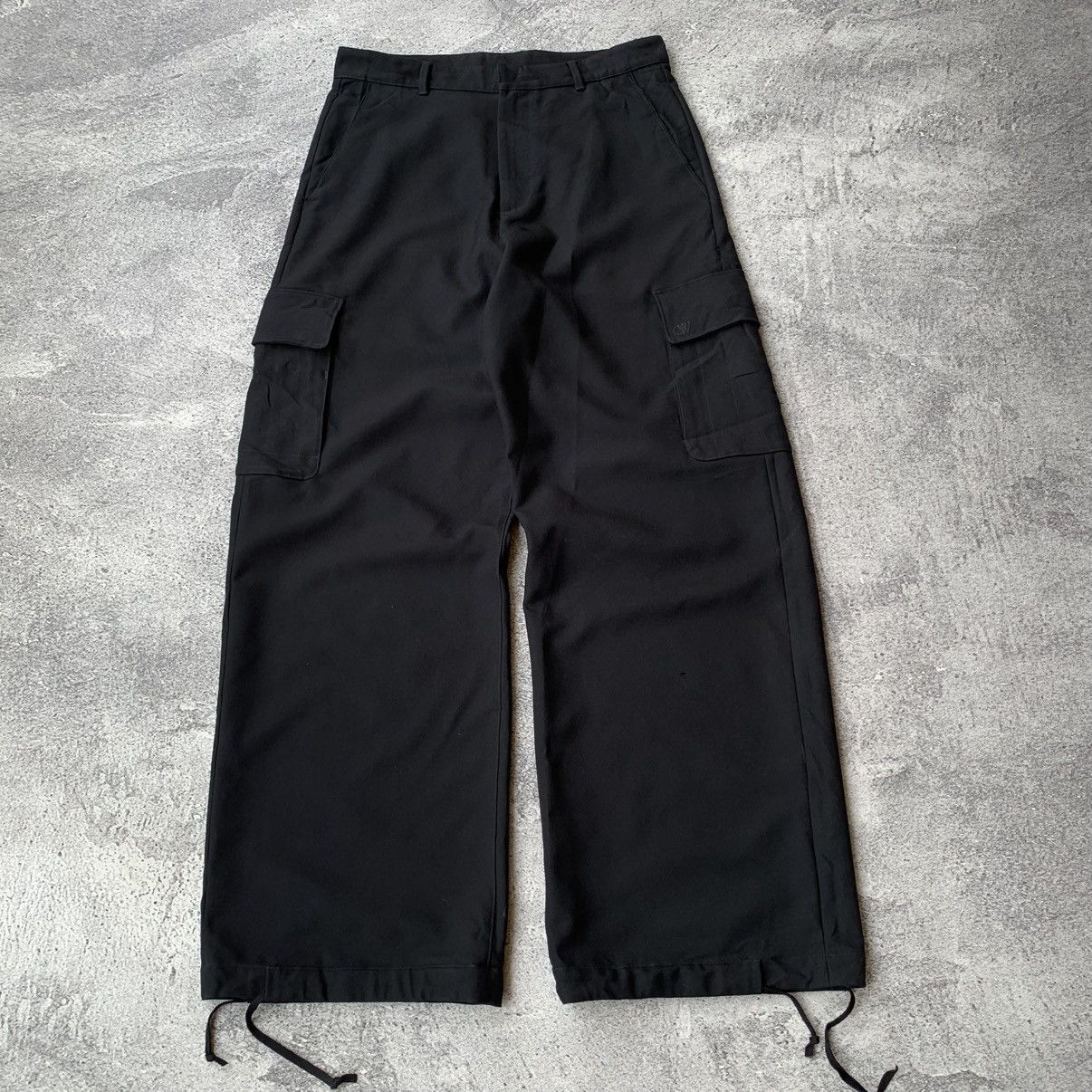 Off-White Off White Cargo Baggy Wide Trousers Size US 33 - 1 Thumbnail