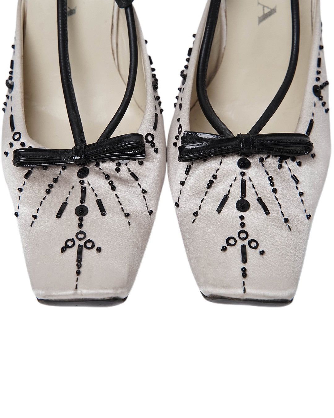 Prada Prada S/S2000 Embellished Satin Heels Size US 6 / IT 36 - 5 Thumbnail