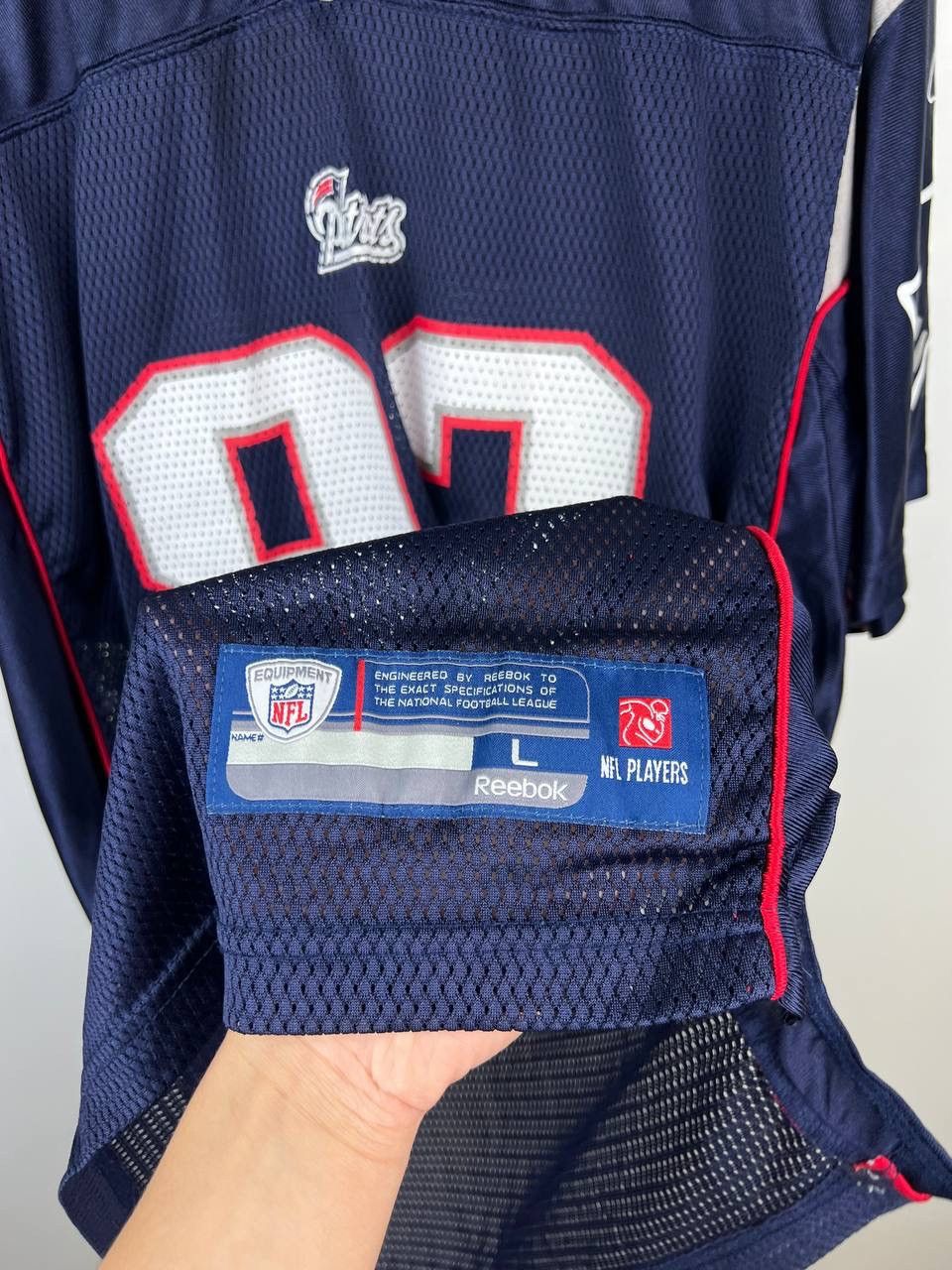 Reebok Patriots Welker Reebok NFL Jersey t-shirts size L Size US L / EU 52-54 / 3 - 5 Thumbnail
