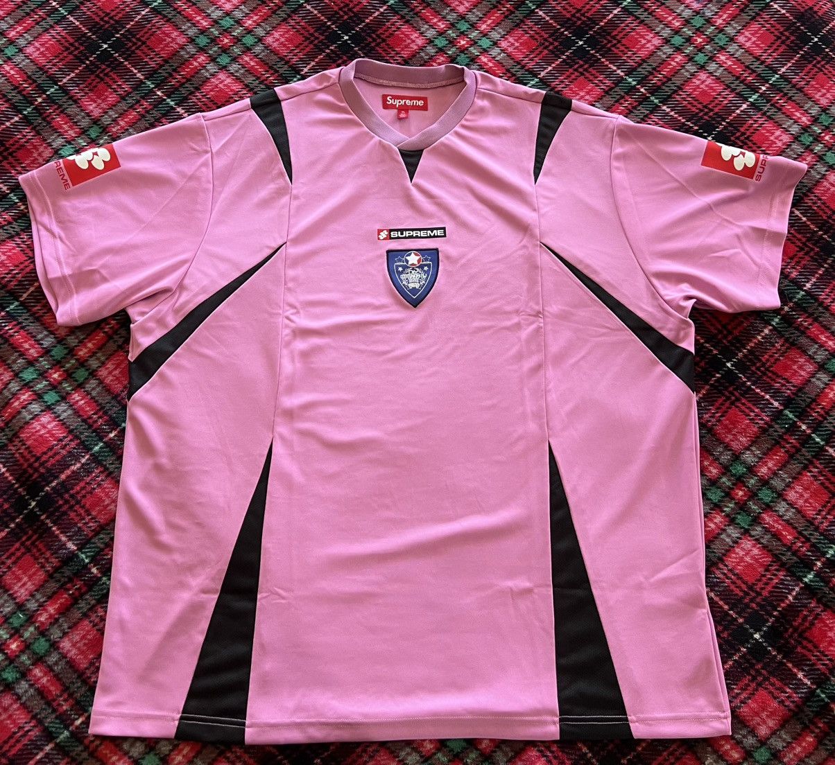 Supreme Crest Soccer Jersey Pink XL