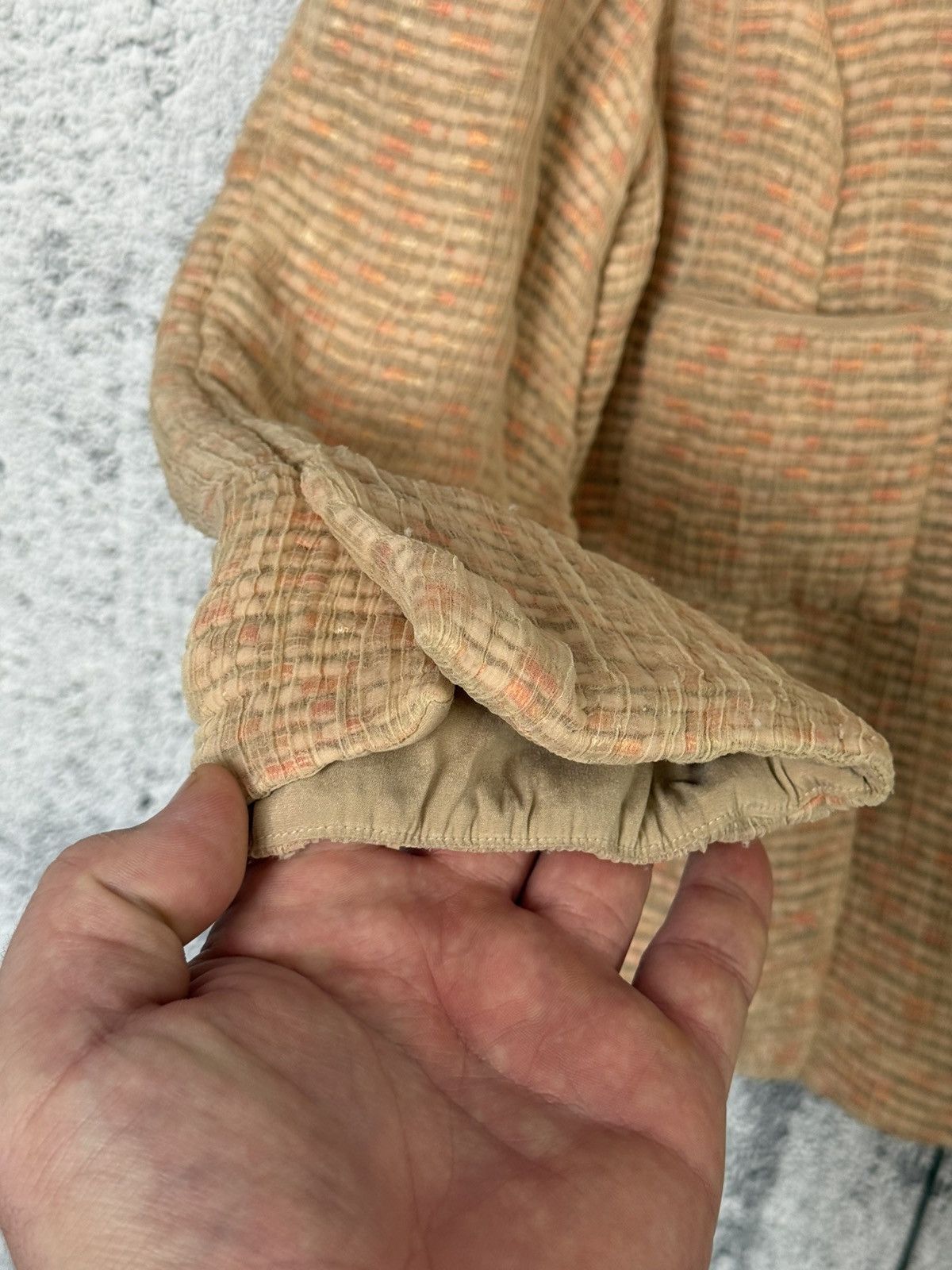 Marc Jacobs Marc Jacobs Textured Silk Blend Jacket Beige Pink Blazer Size M / US 6-8 / IT 42-44 - 5 Thumbnail