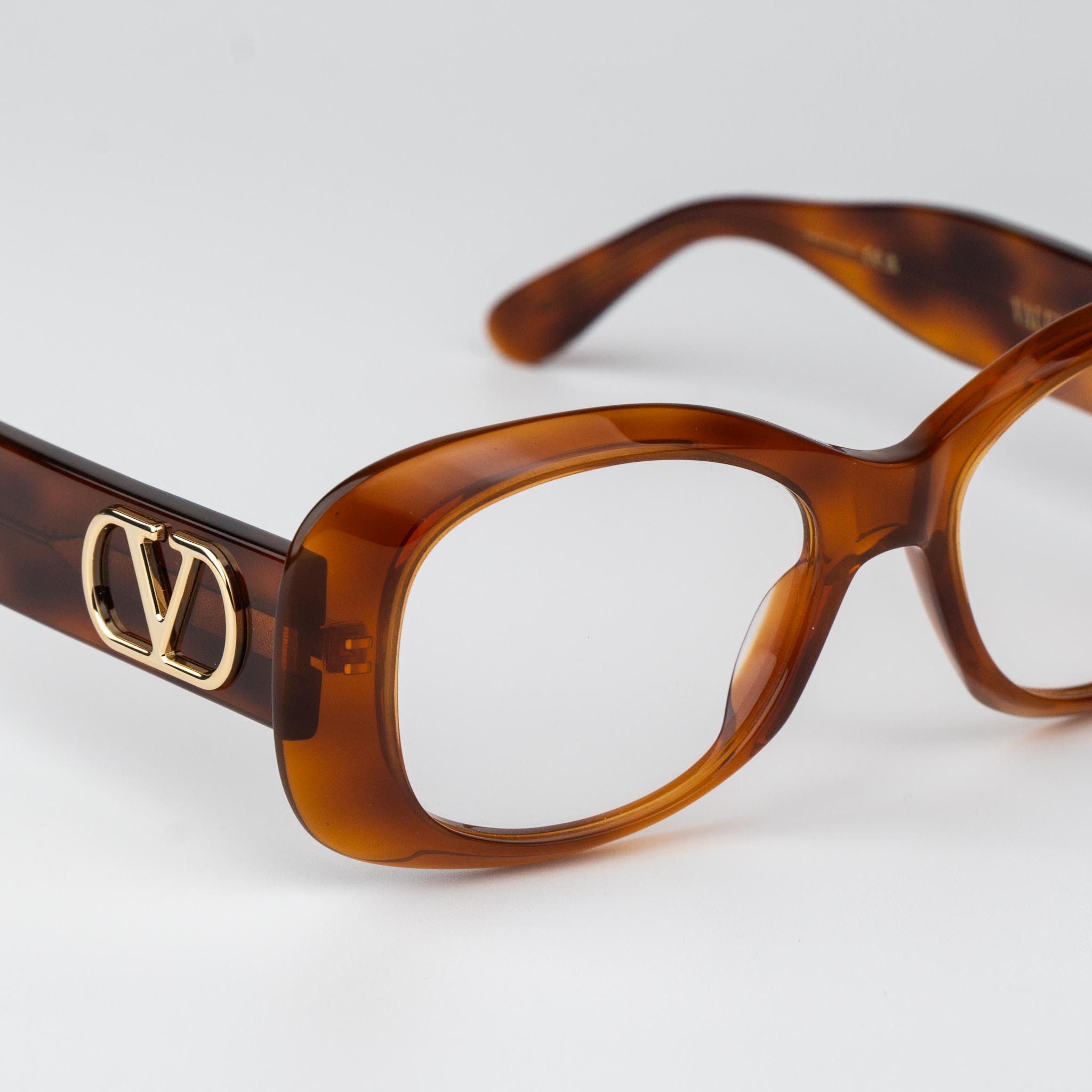 Valentino Valentino Women Eyeglasses Havana Rectangle VLX-181 C Size ONE SIZE - 6 Thumbnail