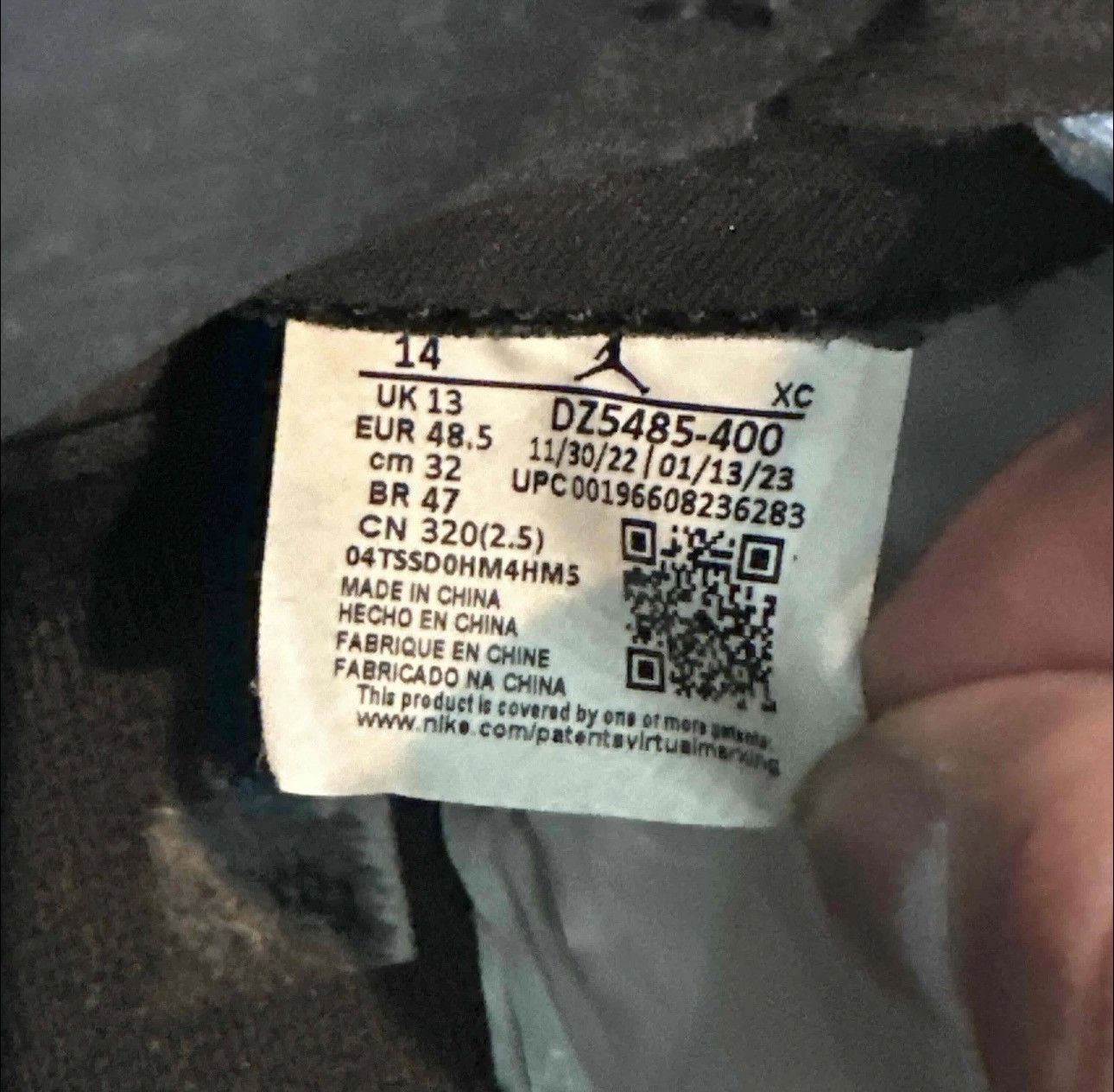 Jordan Brand Jordan 1 Retro High OG UNC Toe Size US 14 / EU 47 - 9 Thumbnail