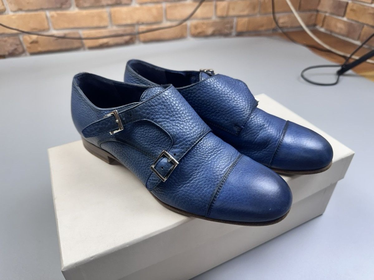 Santoni Santoni leather double-buckle shoe Size US 8 / IT 38 - 3 Thumbnail