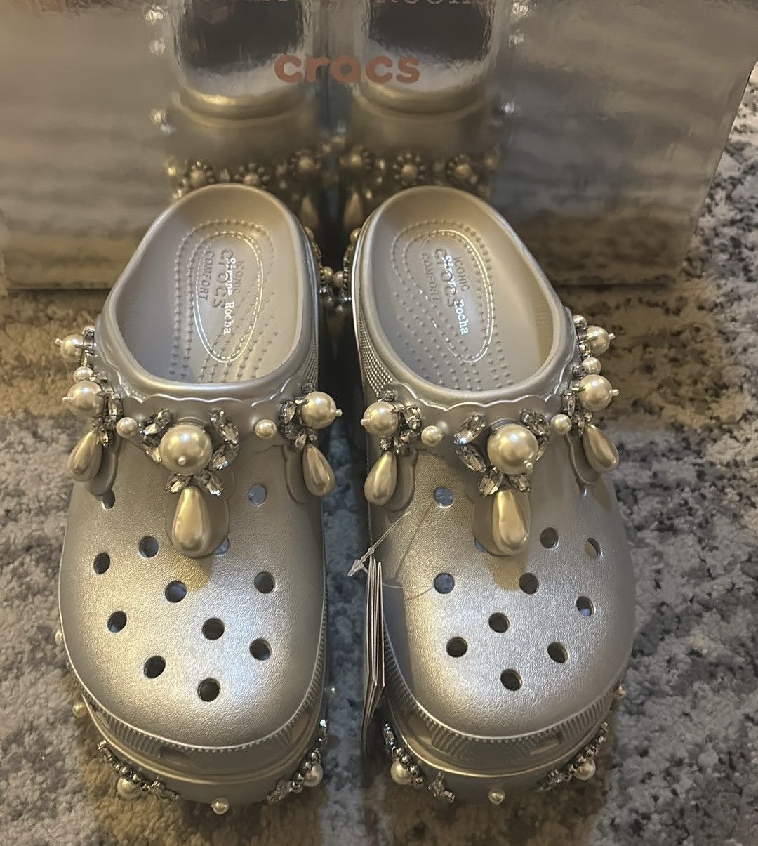 Crocs × Simone Rocha SIMONE ROCHA X CROCS Siren Spiked Clogs Size US 9 / IT 39 - 2 Thumbnail