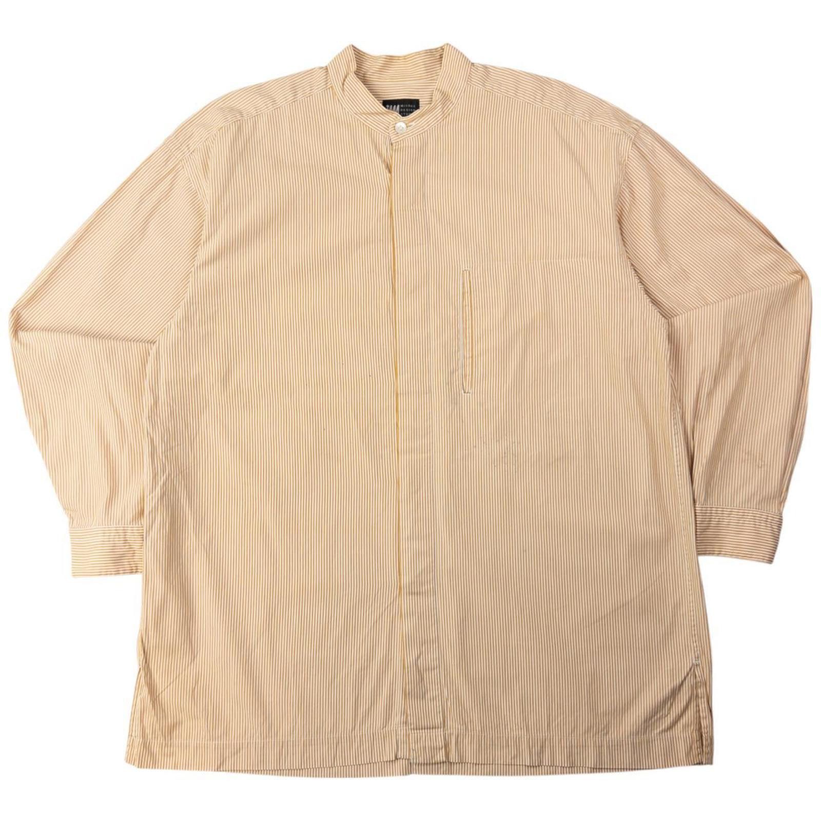 Issey Miyake Vintage Issey Miyake Striped Long Sleeve Shirt Size M Size US M / EU 48-50 / 2 - 1 Thumbnail