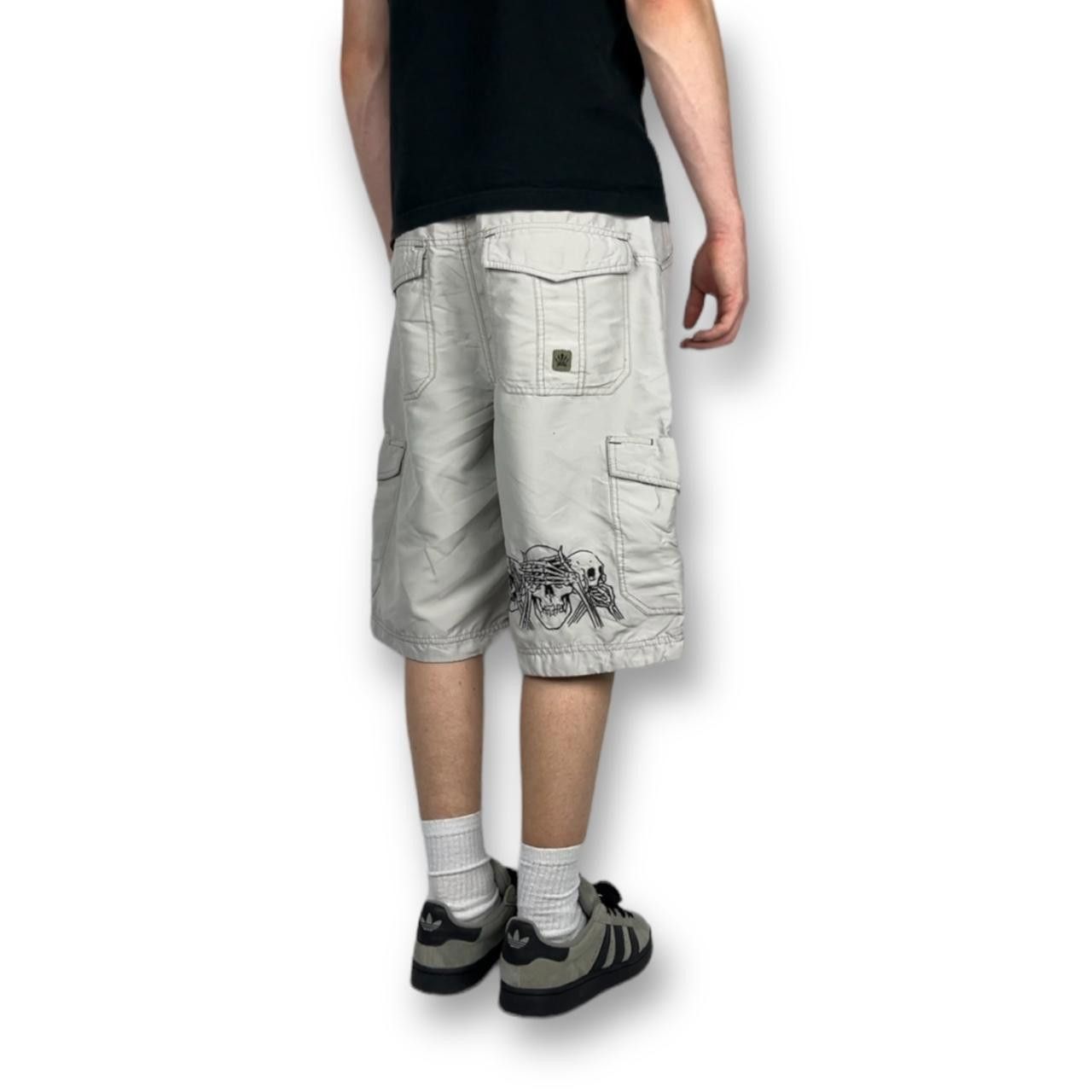 JNCO JNCO Men's Tan and Cream Shorts Size US 32 / EU 48 - 2 Thumbnail