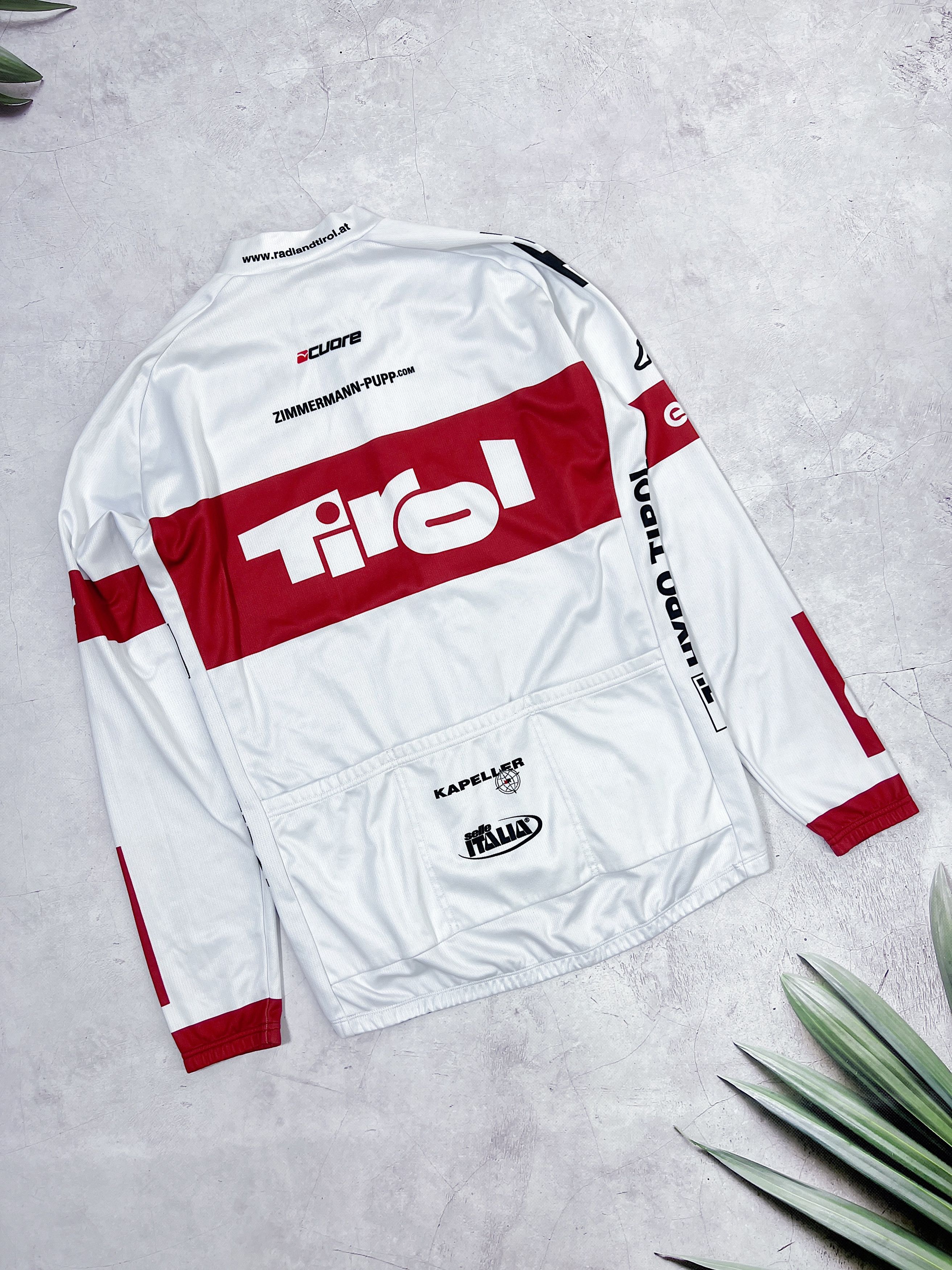 Vintage Cuore Tirol Warm Cycling Jersey FIAT KTM Size US M / EU 48-50 / 2 - 18 Thumbnail