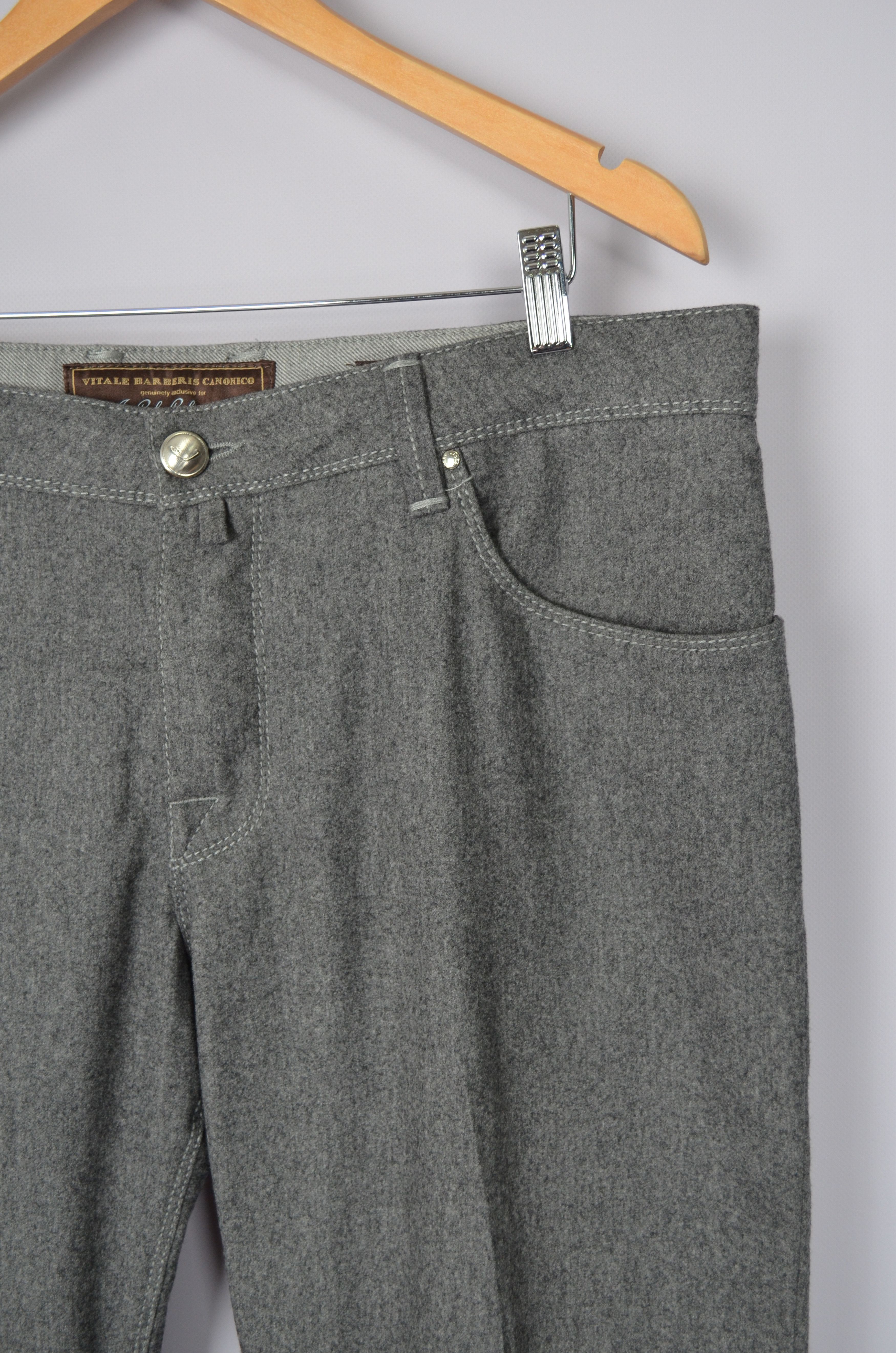 Designer × Jacob Cohen Jacob Cohen Vitale Barberis Canonico 688 Wool Pants W37 L32 Size US 37 - 4 Thumbnail