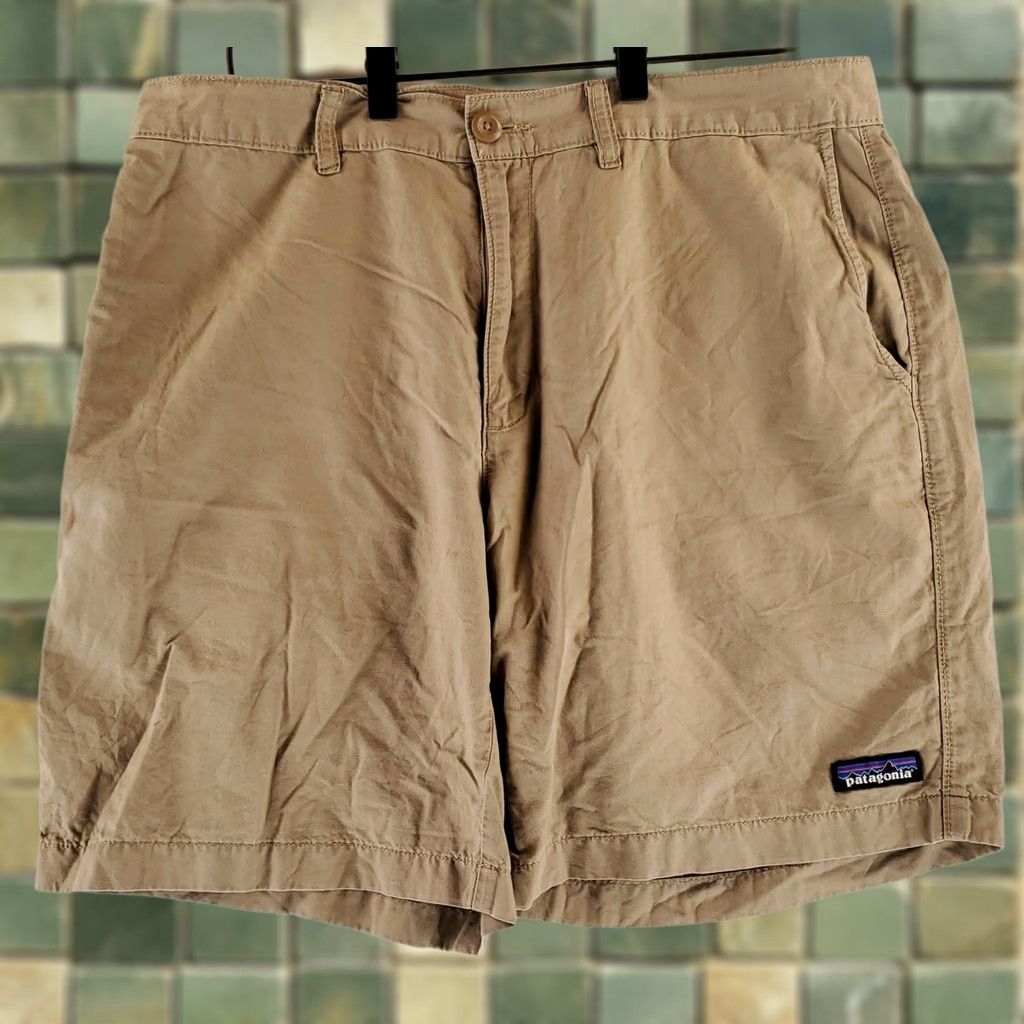 Patagonia Patagonia Shorts Mens 34 Hemp Lightweight All-Wear Chino Tan Brown Size US 34 / EU 50 - 1 Thumbnail