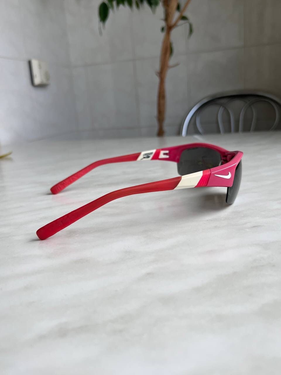 Nike × Nike ACG × Oakley Y2K Vintage Nike Sunglasses Outdoor Style Drill Pink Eyewear Size ONE SIZE - 3 Thumbnail