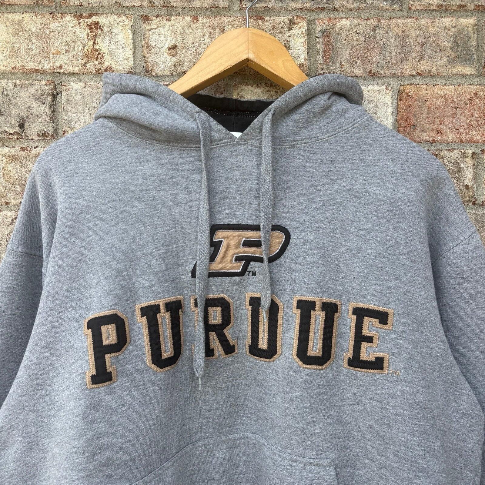 Other Vintage Purdue Gray Hoodie Size US XL / EU 56 / 4 - 2 Thumbnail