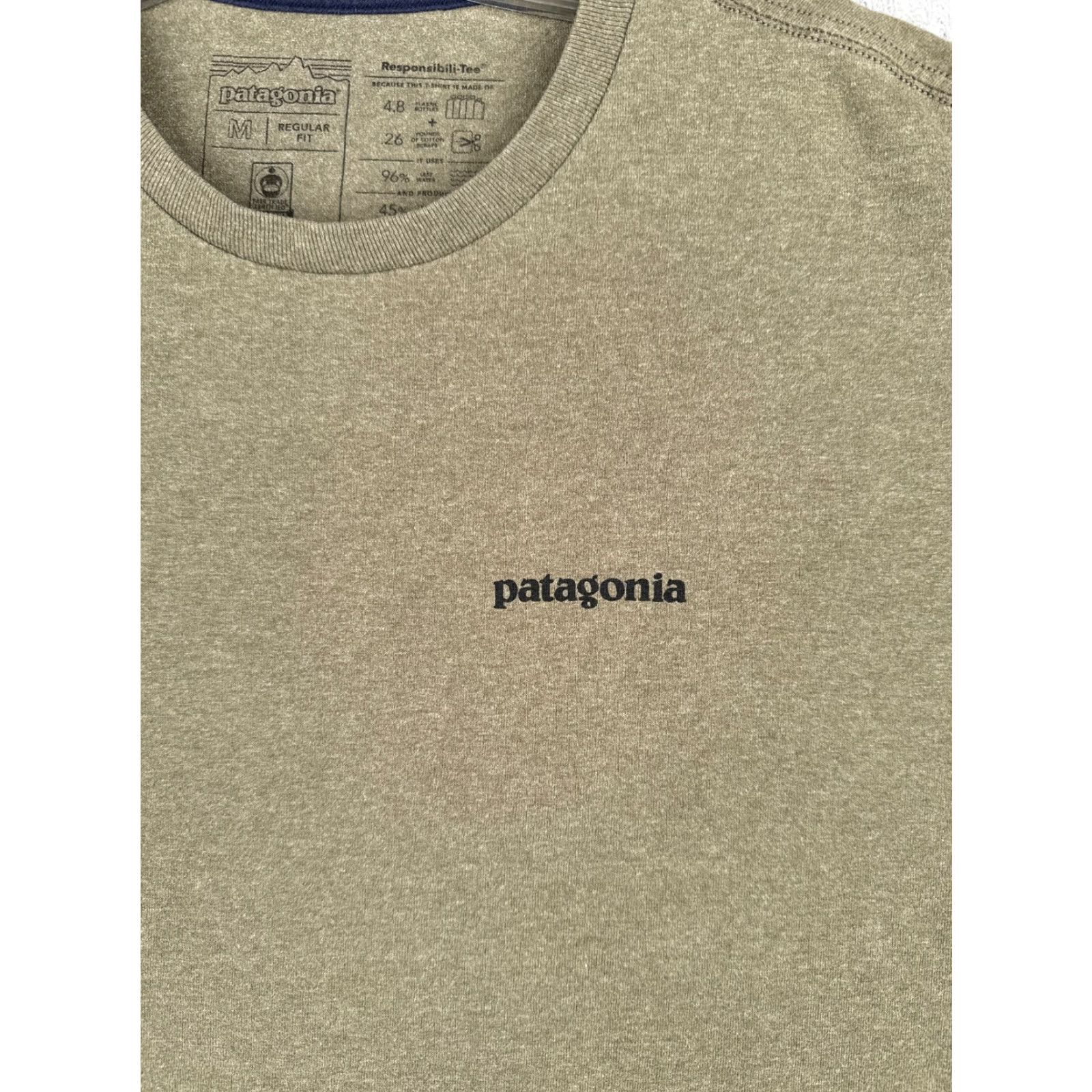 Patagonia Patagonia Shirt Men Medium Green Long Sleeve Crew Neck Cotton Blend Trout Mens Size US M / EU 48-50 / 2 - 6 Thumbnail
