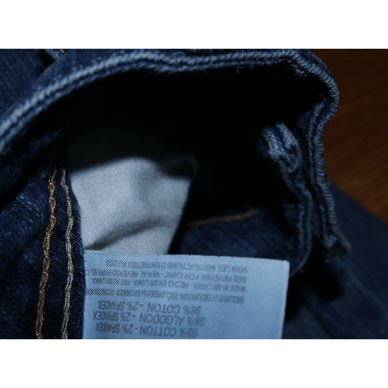 Gloria Vanderbilt Gloria Vanderbilt Amanda Medium Jeans 16 Women's Blue 35X30 High Rise Straight Zip Inseam 30 Comment: VG Size 38" / US 16 / IT 52 - 7 Thumbnail
