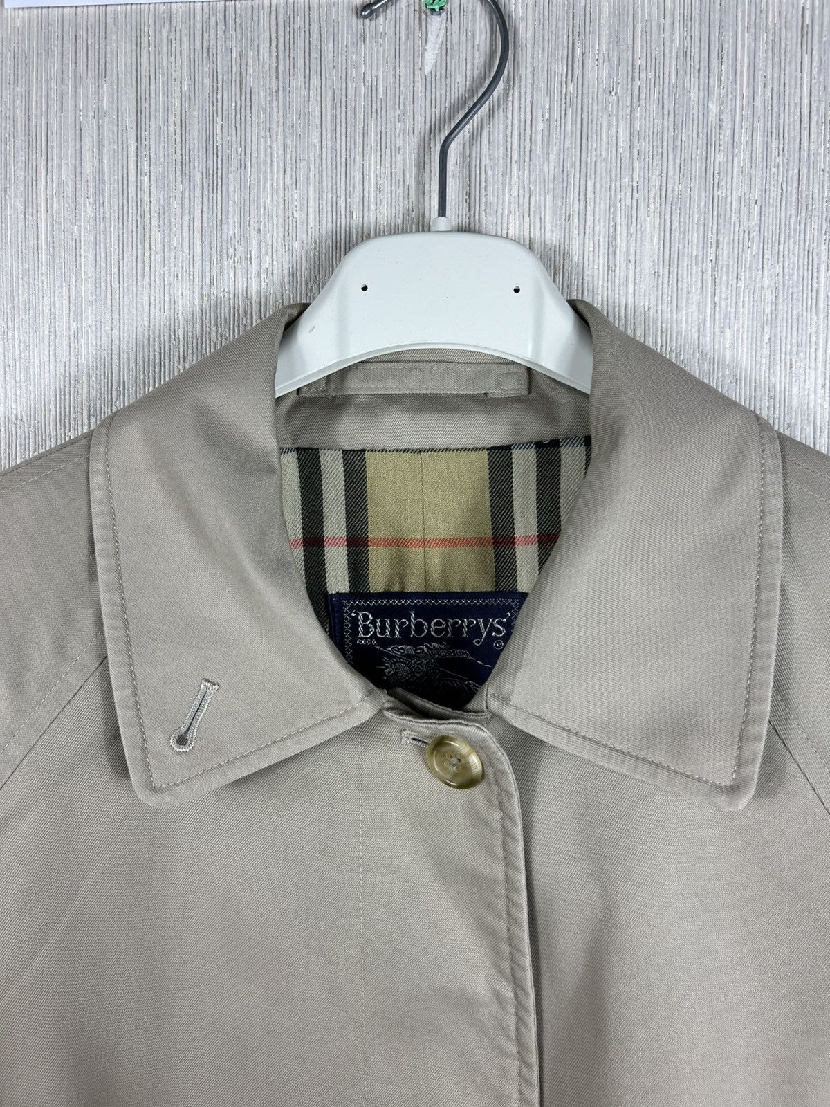 Burberry Vintage Burberrys London long trench coat parka nova checked Size US L / EU 52-54 / 3 - 14 Thumbnail