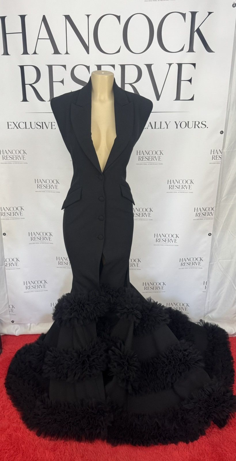 Christian Siriano Christian Siriano Tuxedo Blazer Gown-celebrity storage unit Size M / US 6-8 / IT 42-44 - 1 Thumbnail