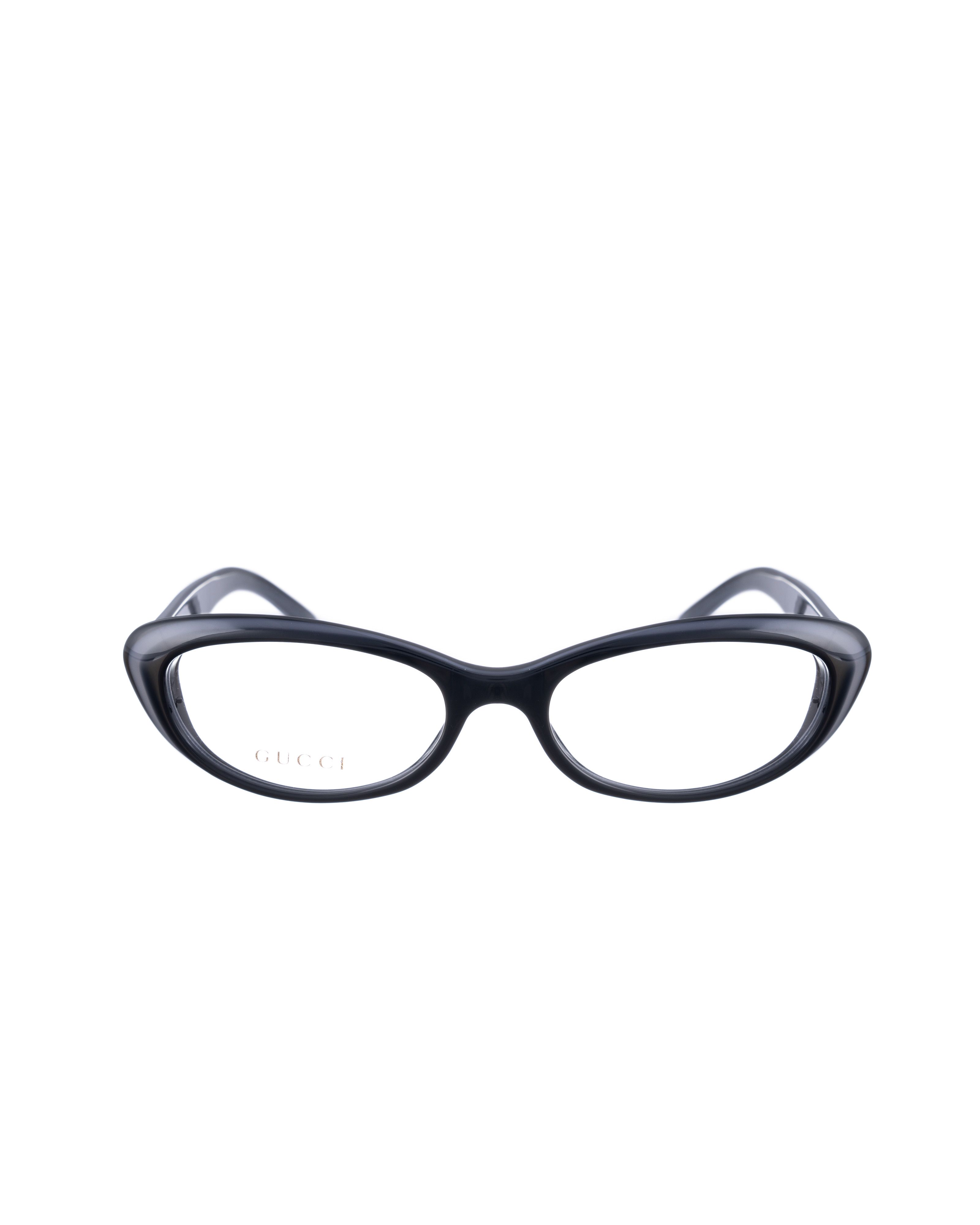 Gucci Gucci 00s Black & Grey Cat Eye Glasses with Crystal Hearts Size ONE SIZE - 2 Thumbnail