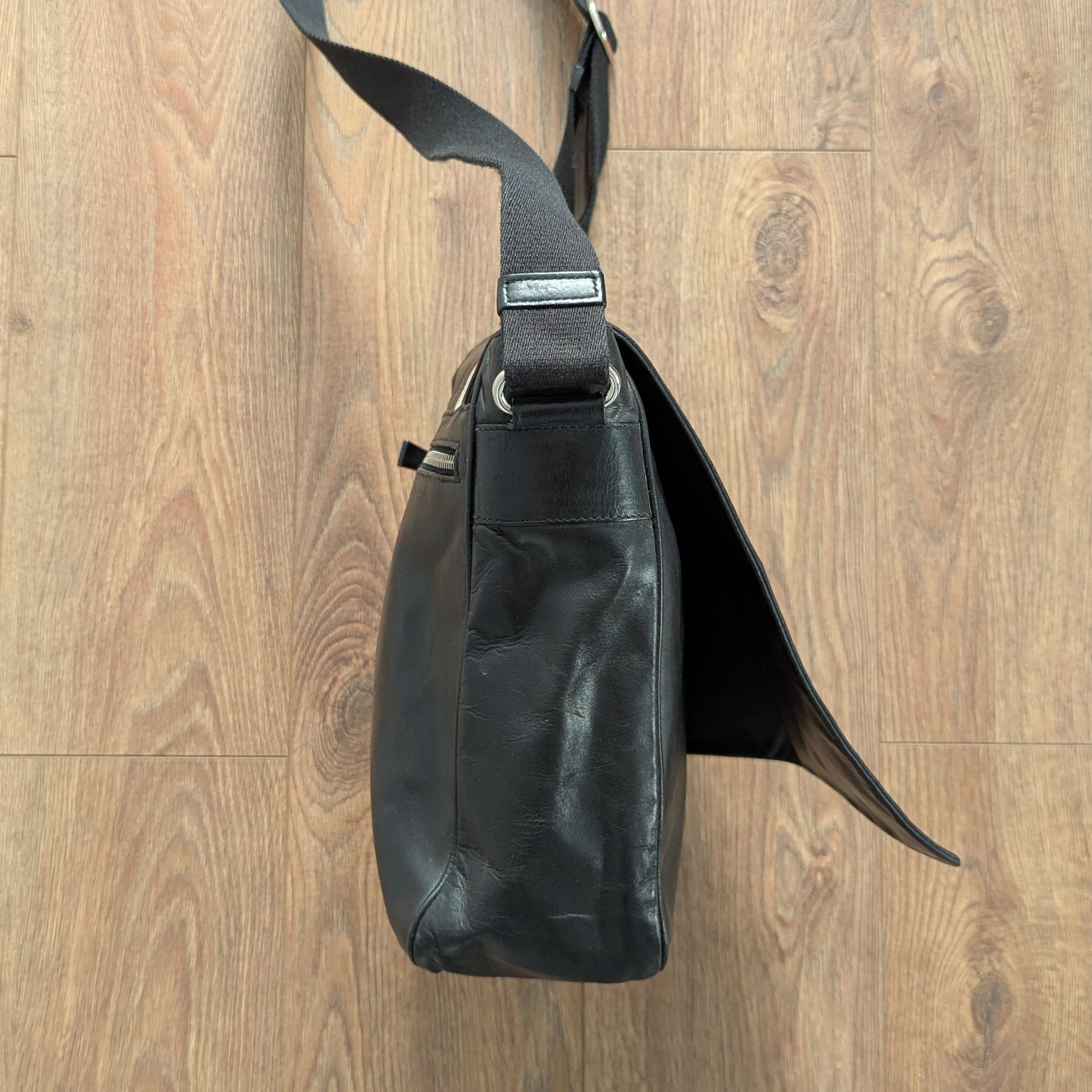 Bally × Leather Bally Crossbody Leather Messenger Bag Made In Italy Luxury Size ONE SIZE - 5 Thumbnail