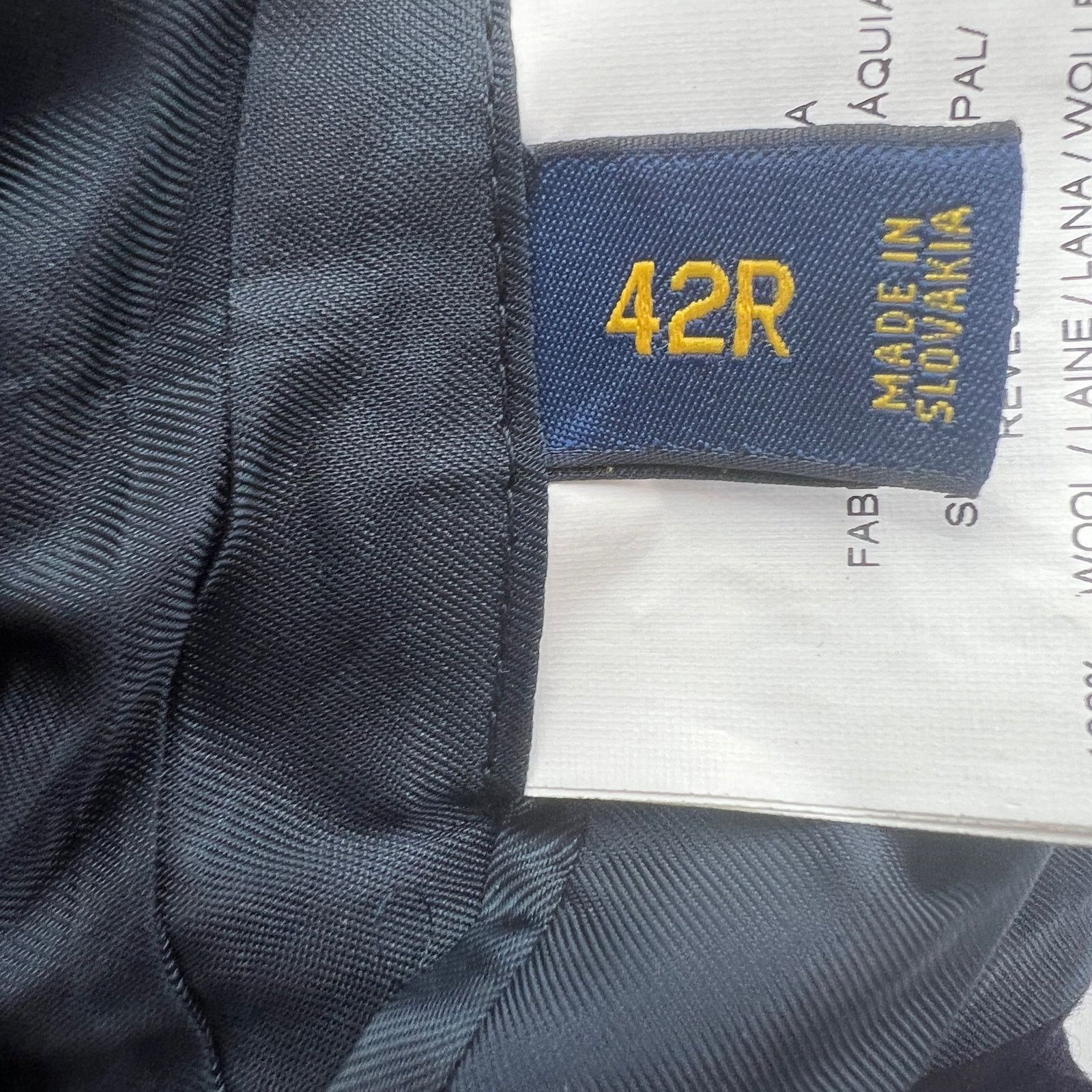 Polo Ralph Lauren Polo Ralph Lauren Wool Navy Blazer With Elbow Patches Size 42R - 4 Thumbnail