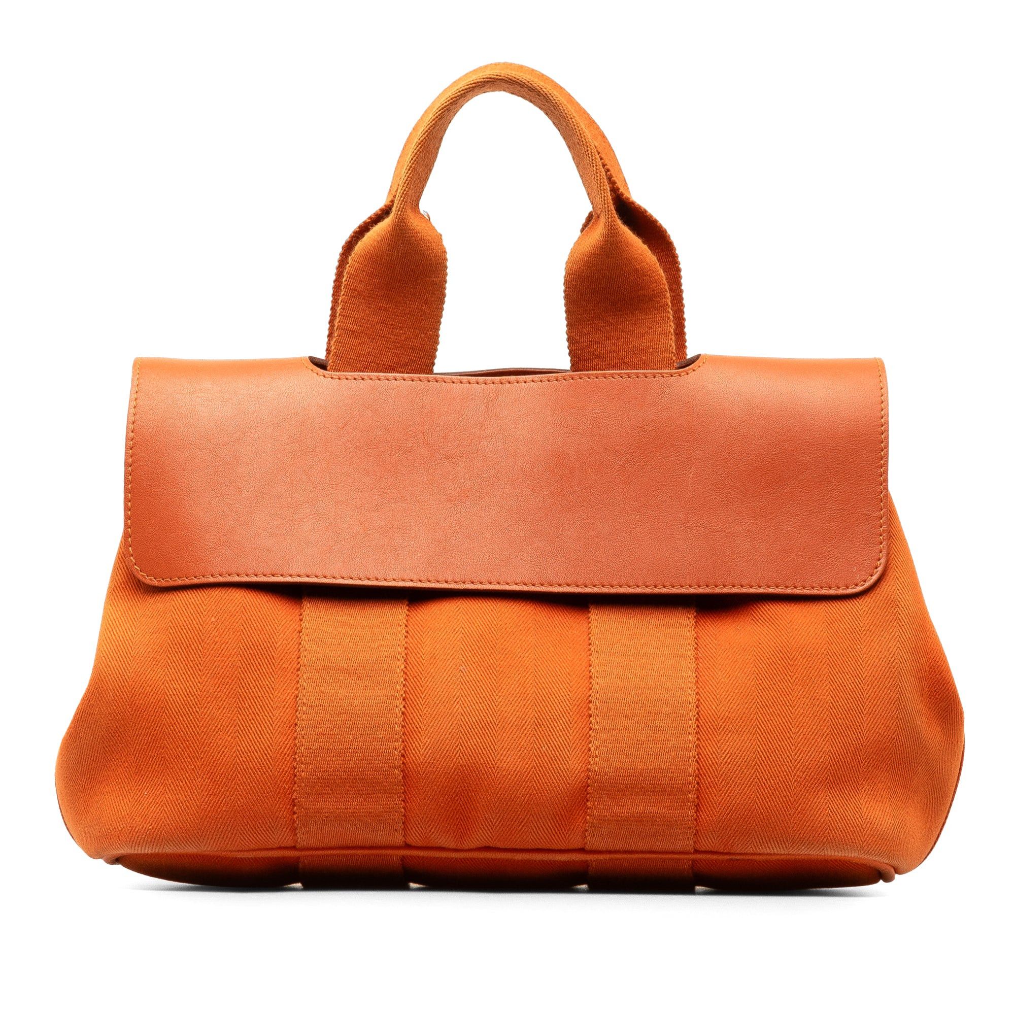 image of Hermes Valparaiso Pm Handbag in Orange, Women's