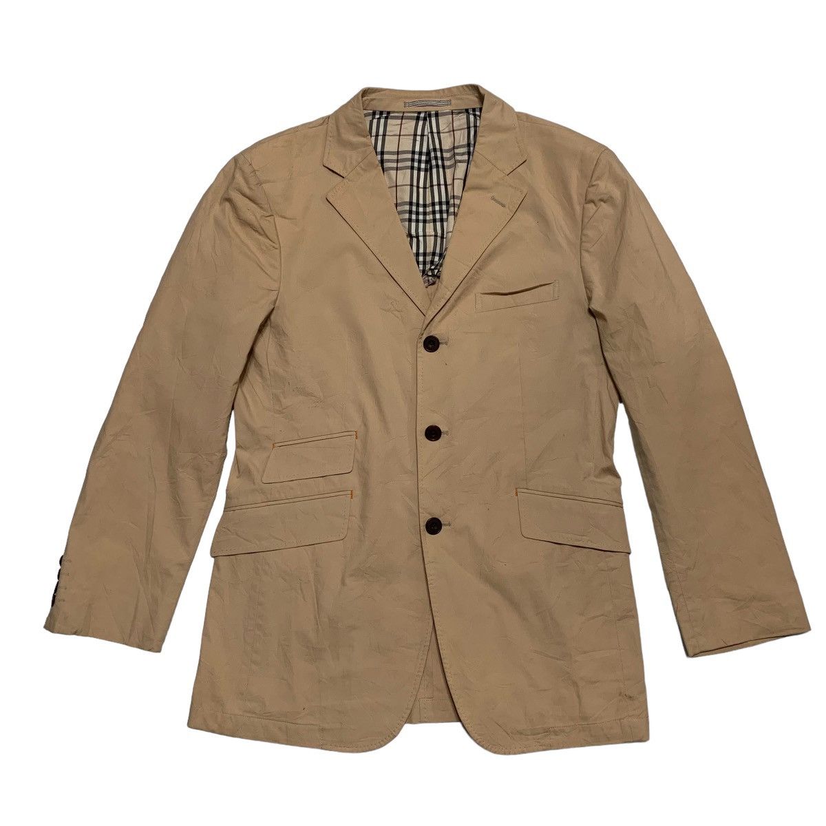 image of Burberry Black Label Casual Jacket in Brown, Men's (Size Medium)