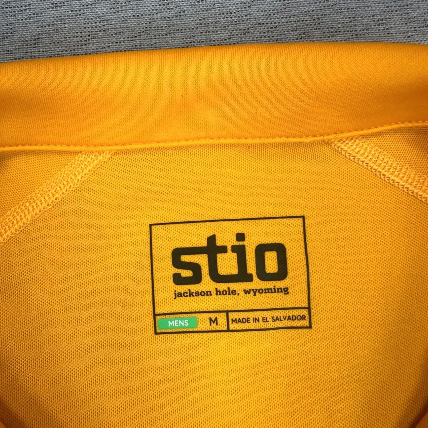 Vintage Stio Performance Polo Shirt Mens M Orange Short Sleeve Moisture Wicking Golf Size US M / EU 48-50 / 2 - 3 Thumbnail