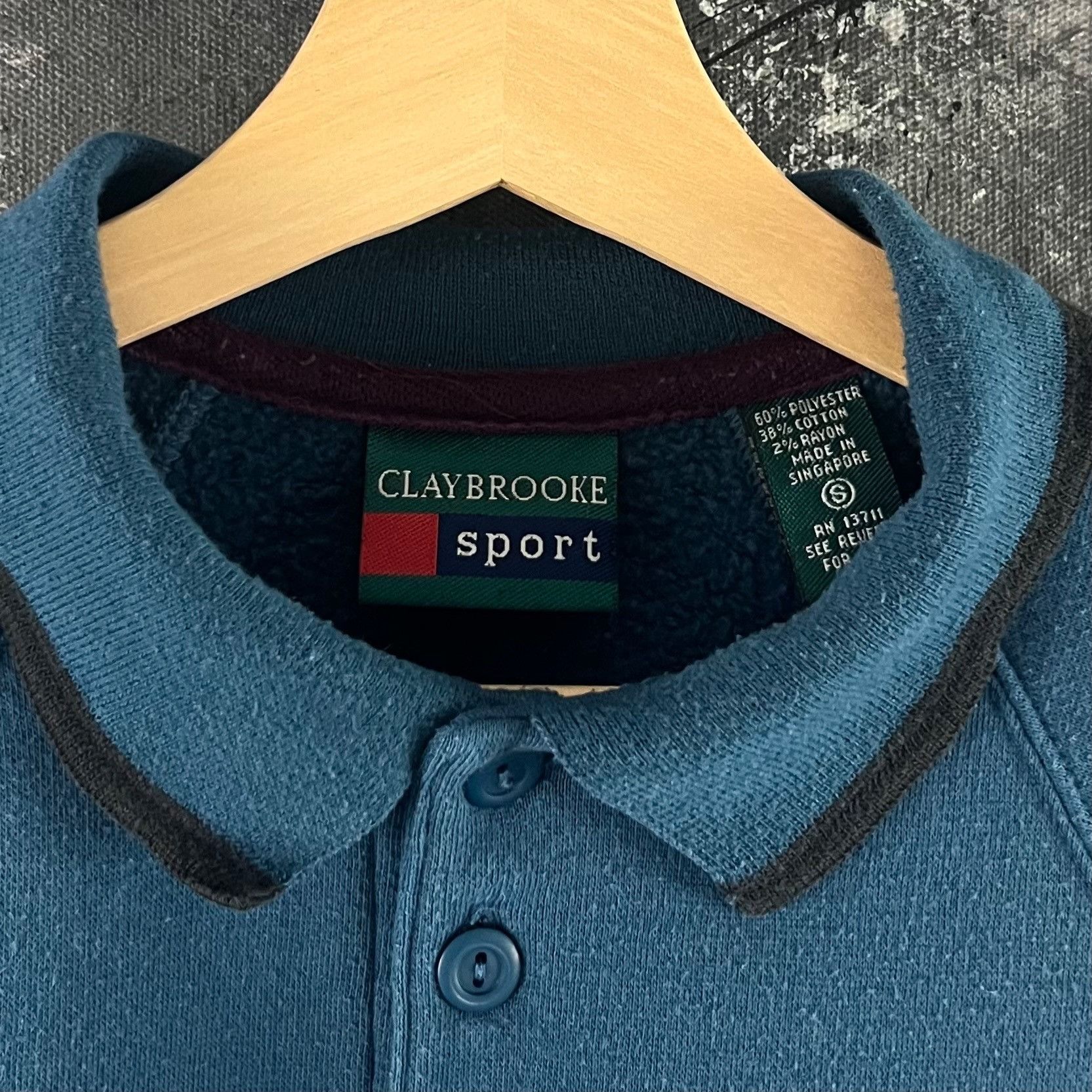 Vintage Vintage 90’s Rugby sweatshirt Size US S / EU 44-46 / 1 - 3 Thumbnail