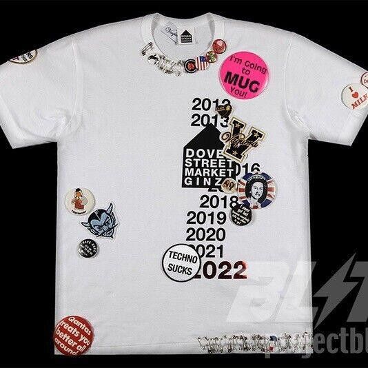Designer DOVER STREET MARKET GINZA VAQUERA TEE WHITE L 2022 Size US L / EU 52-54 / 3 - 1 Thumbnail