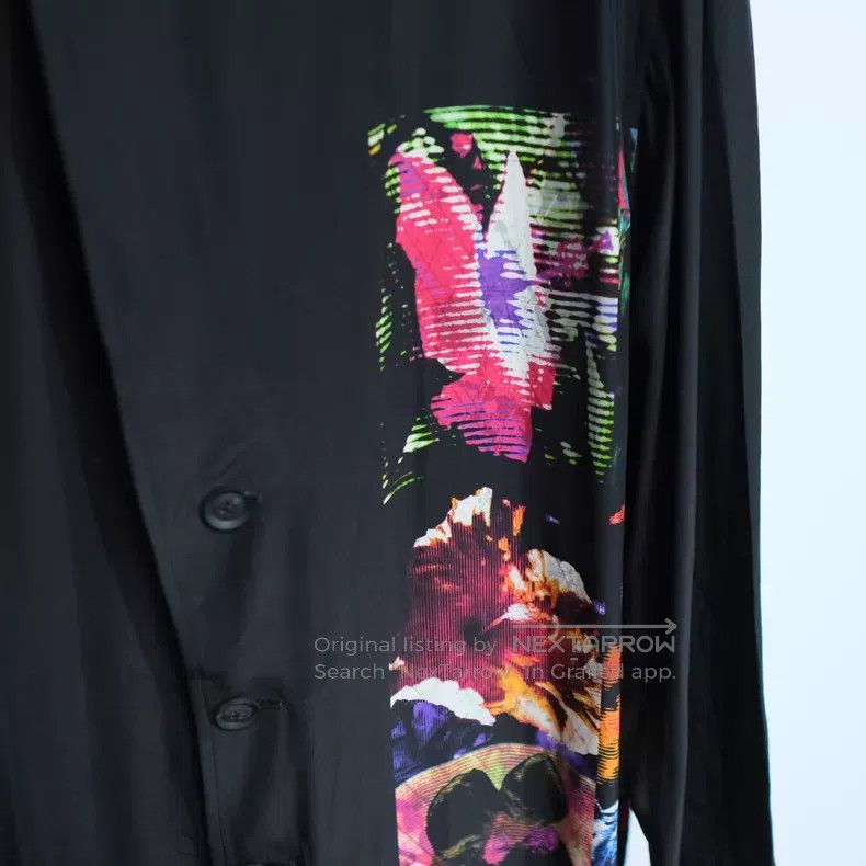Yohji Yamamoto Yohji Yamamoto 22 SS Silk Floral Pictorial Coat Size US S / EU 44-46 / 1 - 4 Thumbnail