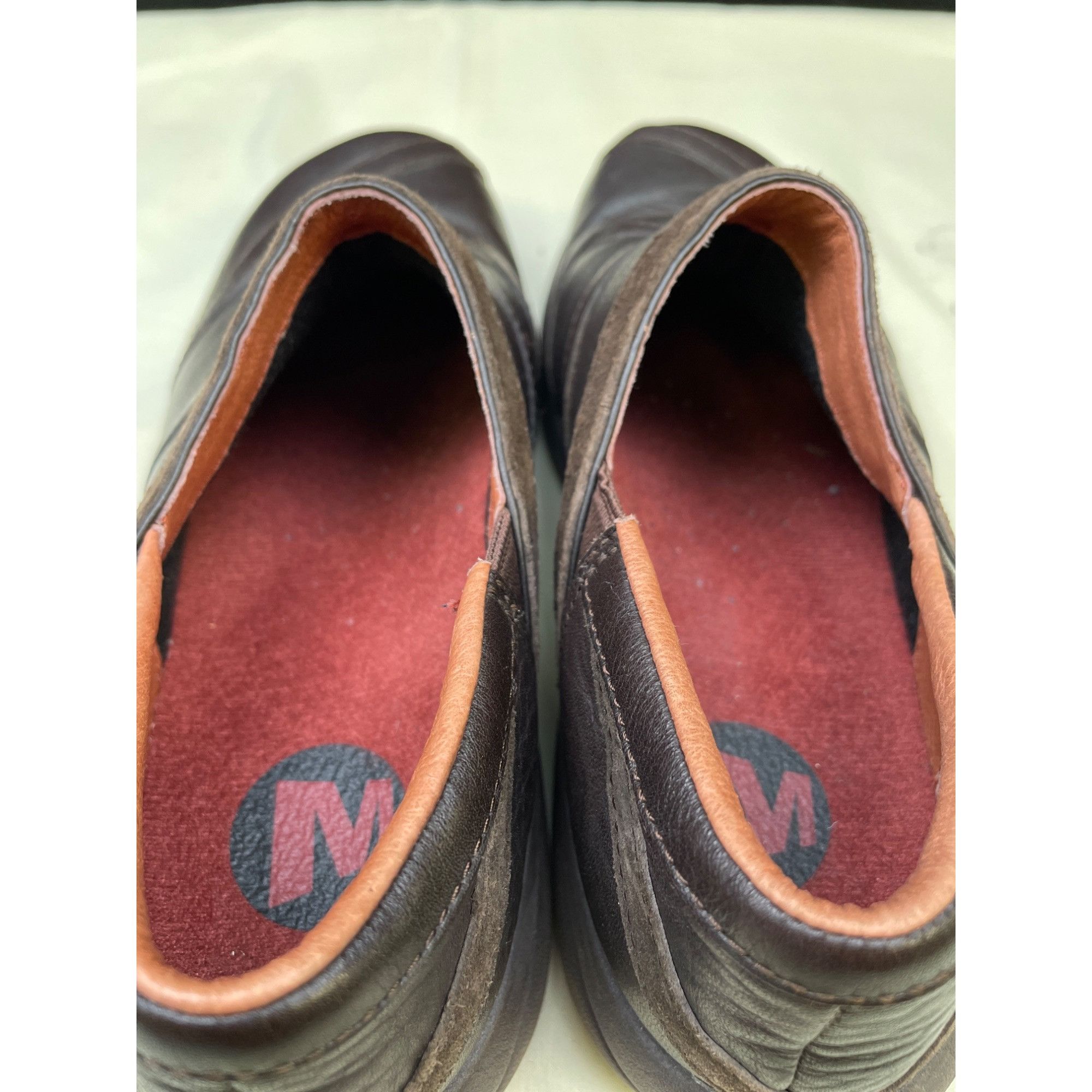 Merrell Merrell Women's Brown Leather Shoes/ Clogs/slip on Size 6.5 Size US 6.5 / IT 36.5 - 5 Thumbnail