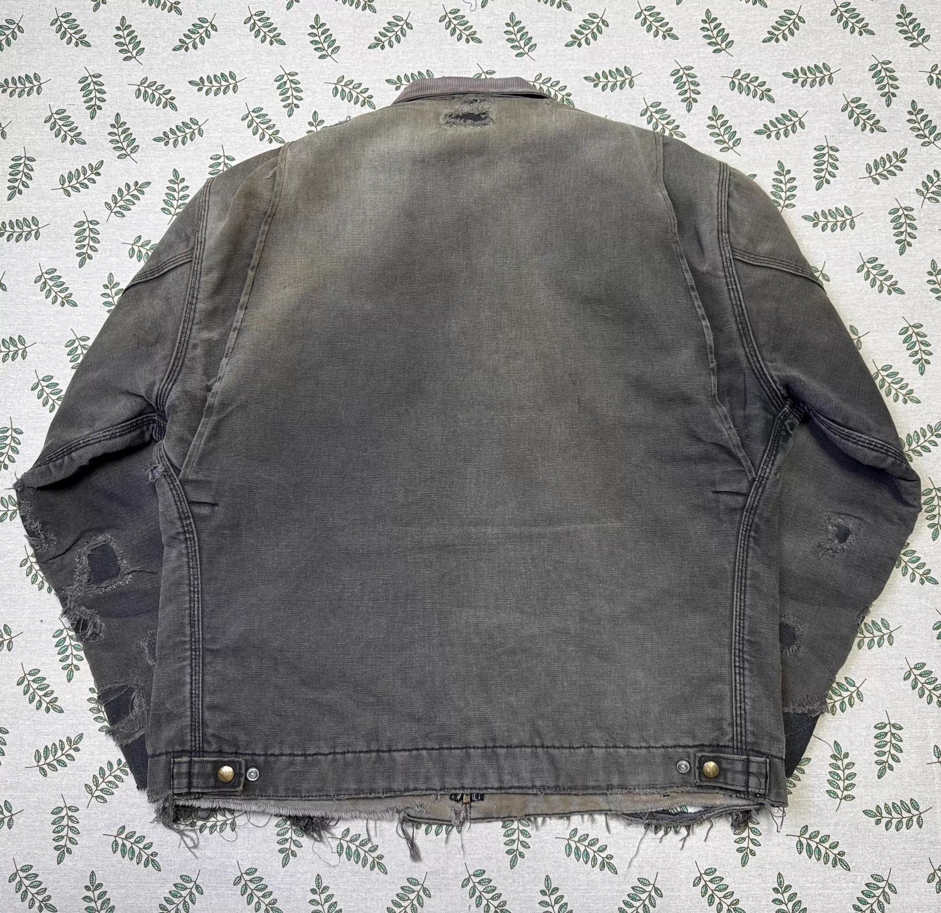 Carhartt Vintage Carhartt J01 Black 46TALL Detroit Jacket Size US S / EU 44-46 / 1 - 5 Thumbnail
