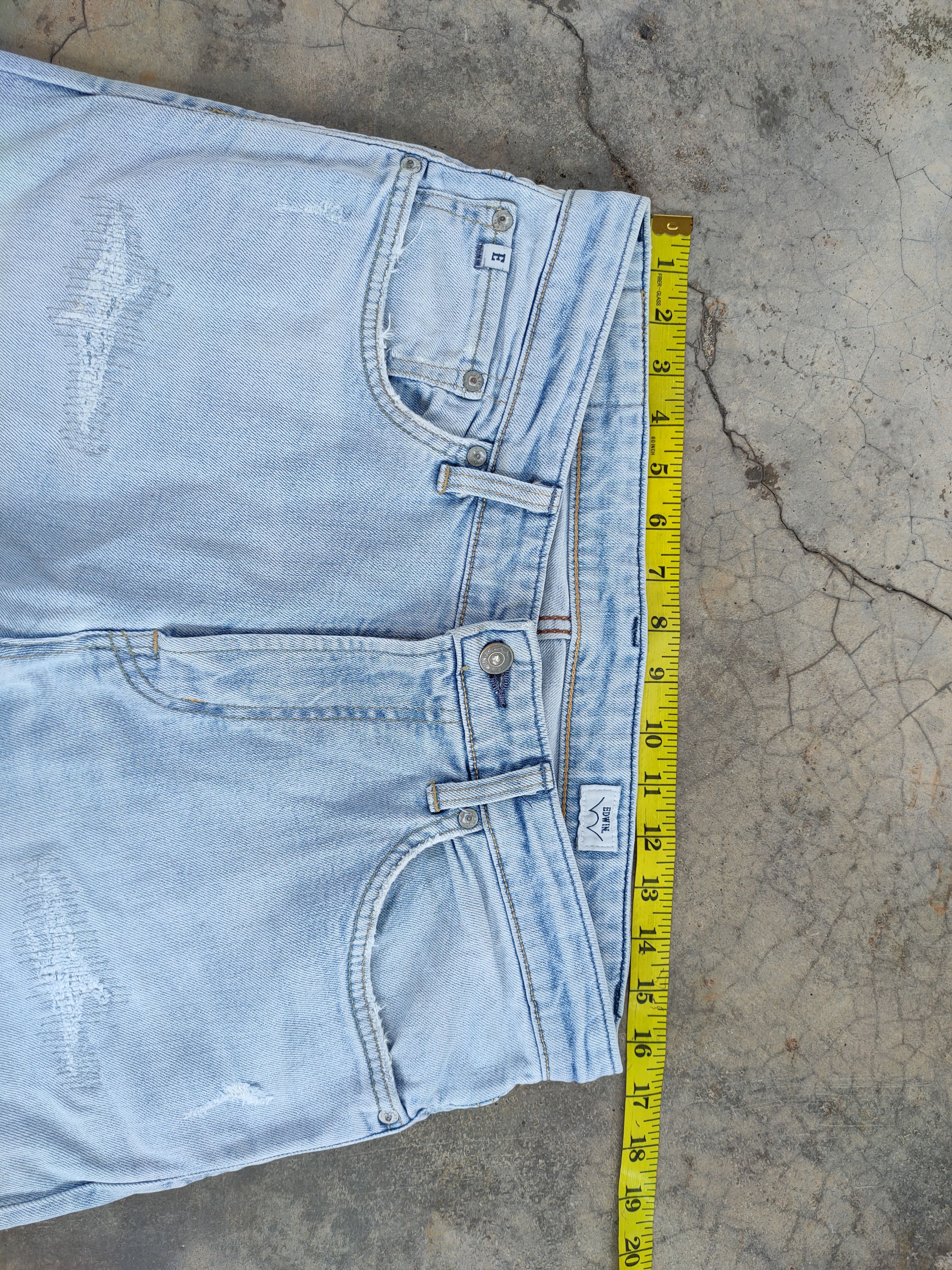 Edwin VINTAGE EDWIN LIGHT BLUE JEANS DENIM PANTS Size US 32 / EU 48 - 9 Thumbnail