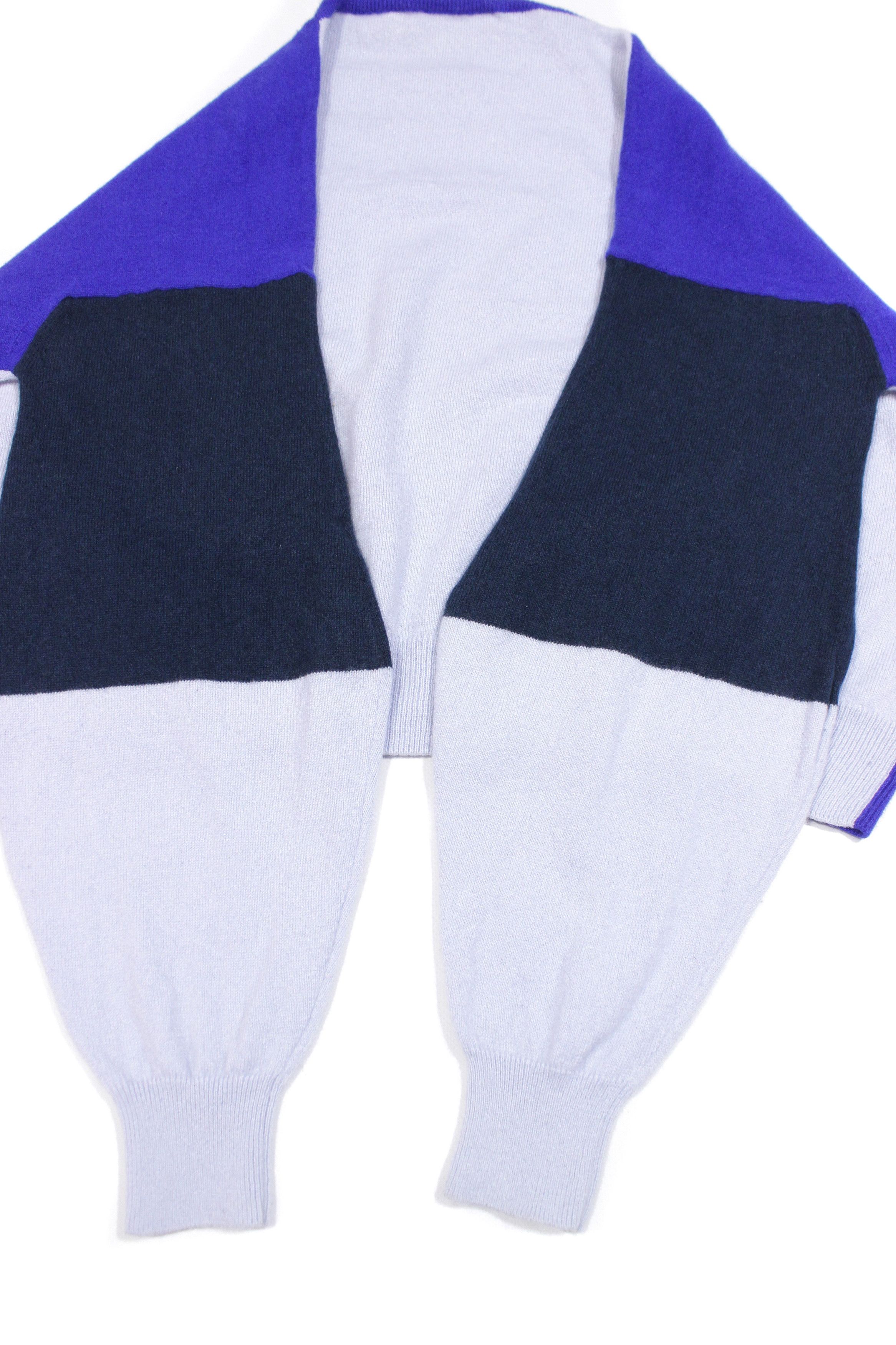 Stella McCartney 2013 Color Blocks Cashmere Baggy Knit Size XS / US 0-2 / IT 36-38 - 7 Thumbnail