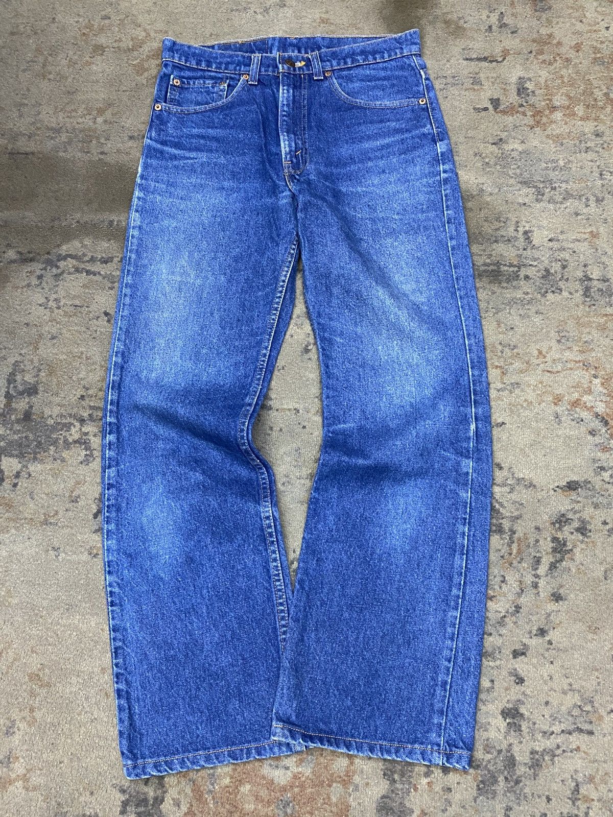 Levi's 517 levis vintage flared blue jeans usa made 90s Size US 31 - 3 Thumbnail