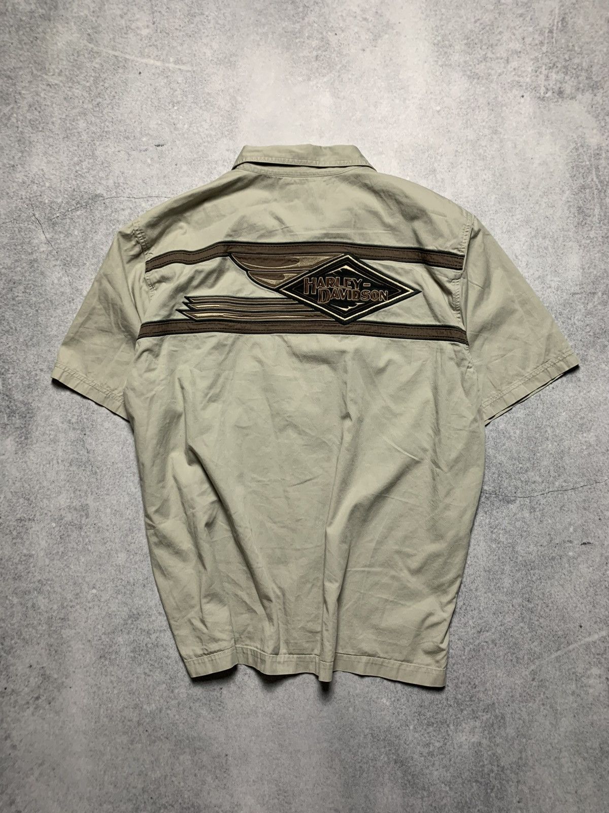 Harley Davidson Vintage Y2K Harley Davidson Racing Motorcycle Shirt Size US XL / EU 56 / 4 - 6 Thumbnail
