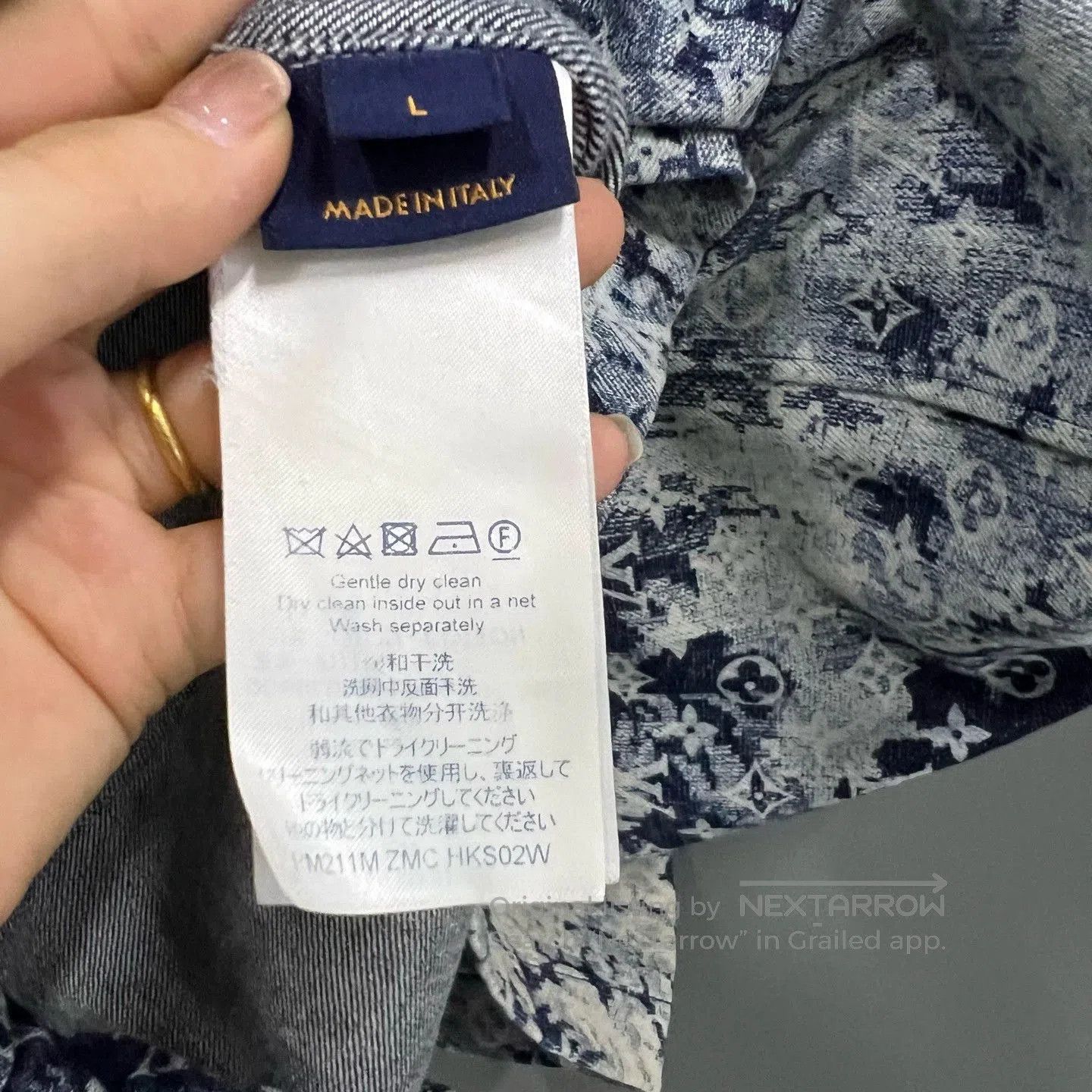 Louis Vuitton Louis Vuitton Tie-Dye Logo Short Sleeve Shirt. Size US L / EU 52-54 / 3 - 3 Thumbnail