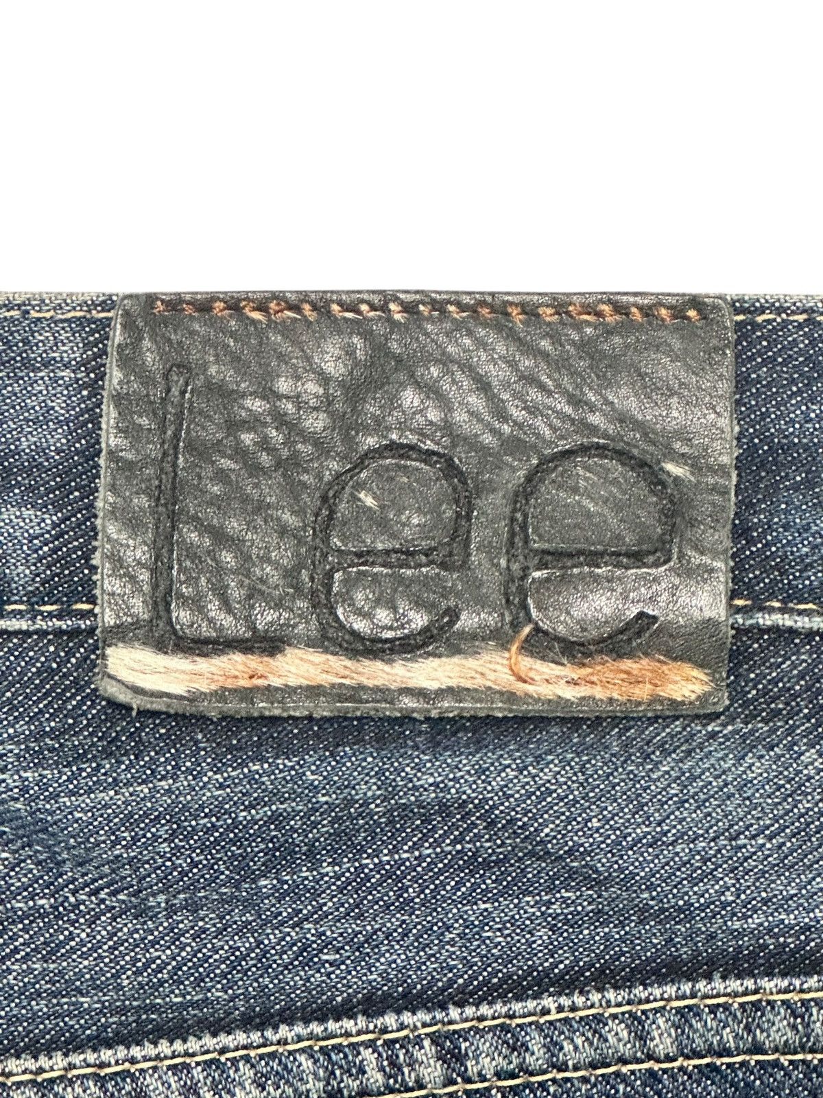 Lee Vintage Lee Riders Distressed Straight Leg Jeans Faded Wash Size US 31 - 7 Thumbnail